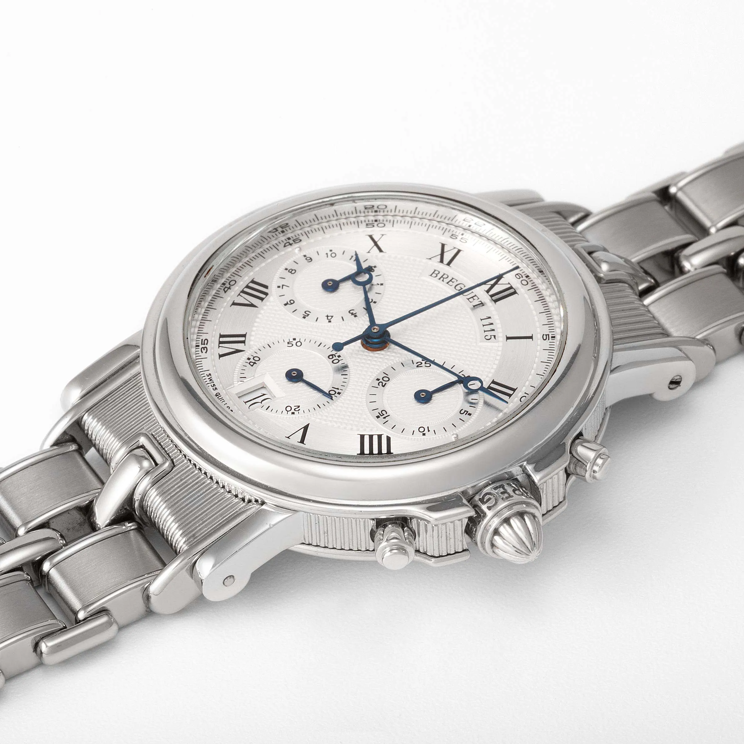 Breguet Horloger de la Marine 3460 36mm Platinum Silver 3