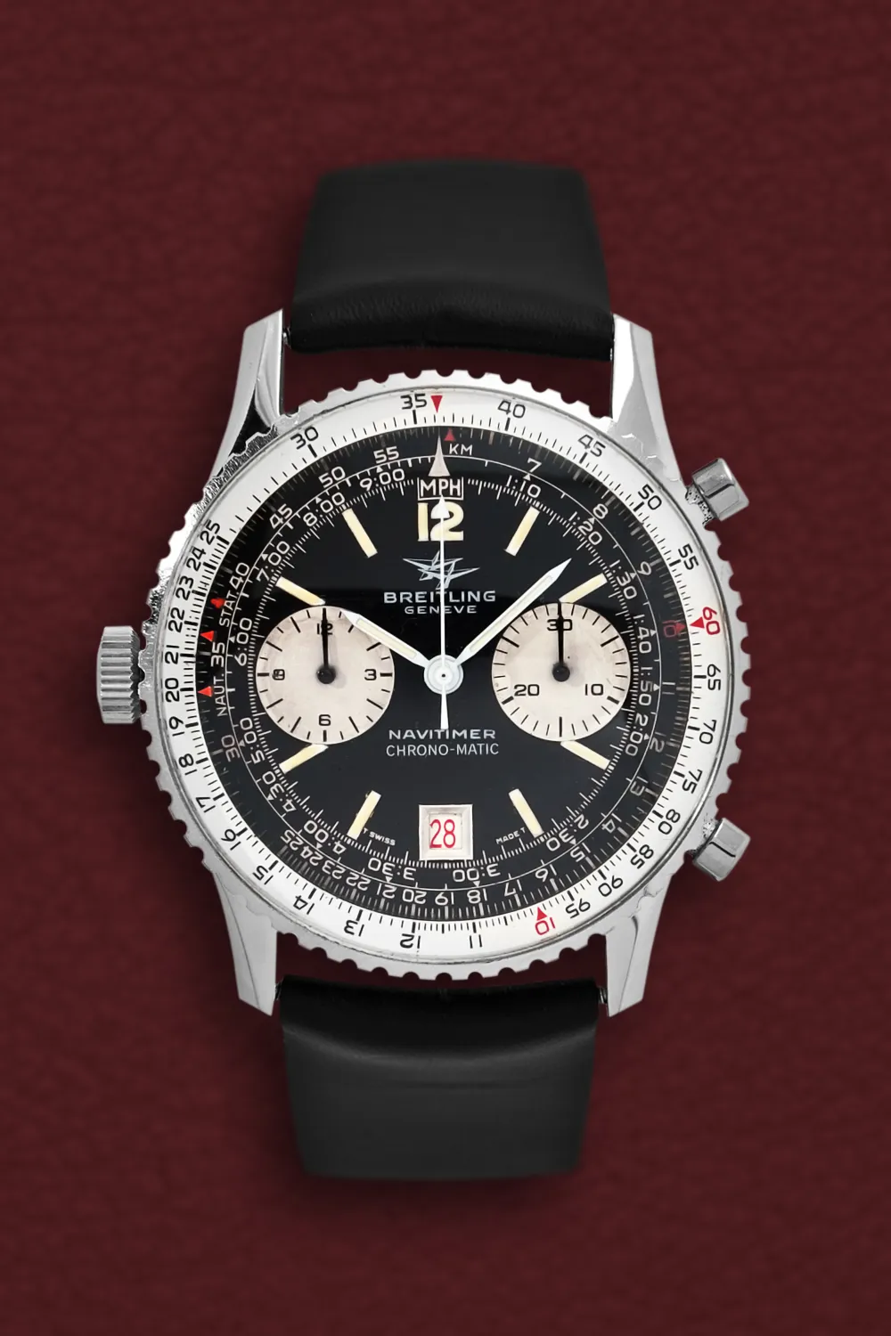 Breitling Navitimer Chrono-Matic 8806 41mm Stainless steel Black 1