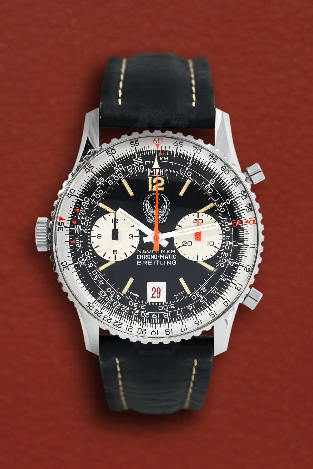 Breitling Navitimer Chrono-Matic 8806 41mm Stainless steel Black 2