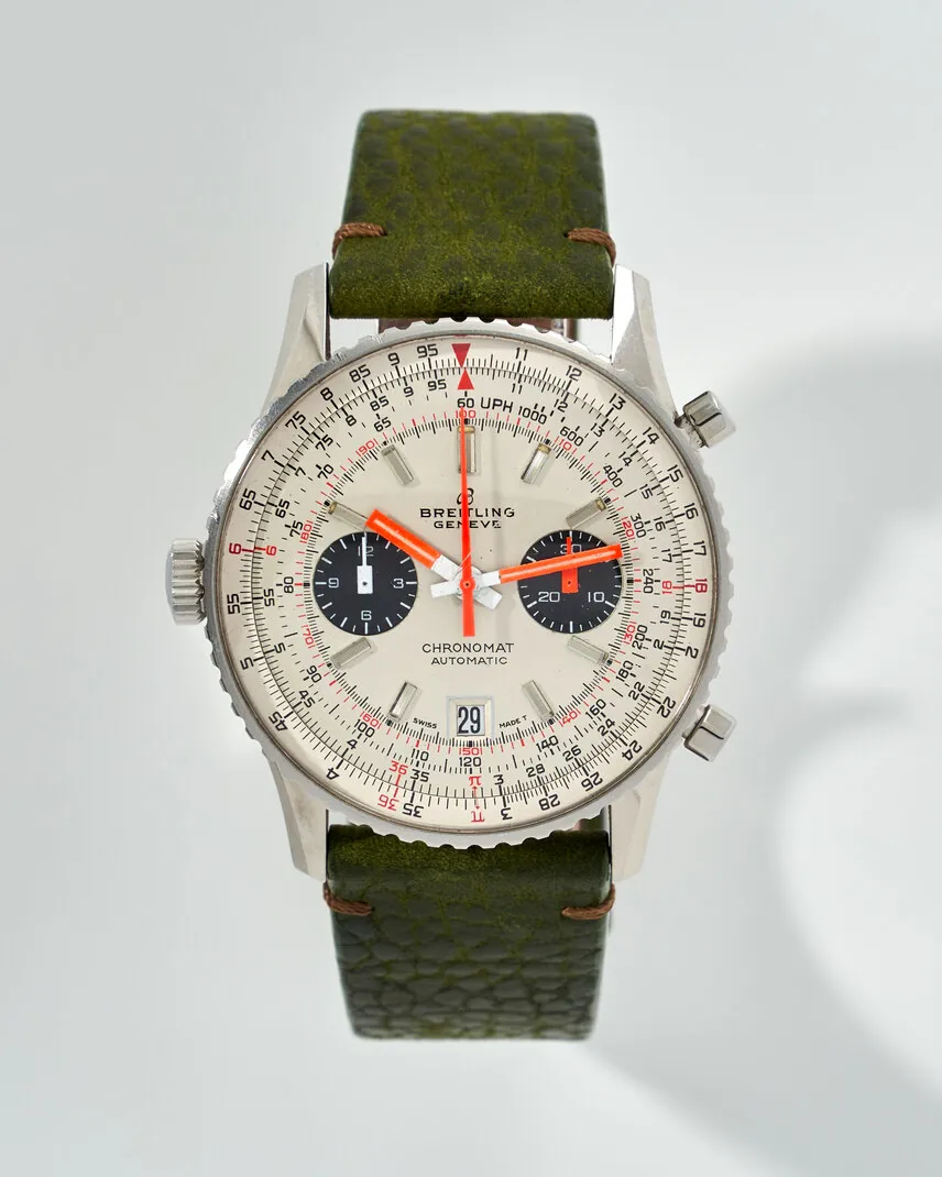 Breitling Navitimer Chrono-Matic 8808 41mm Stainless steel Cream