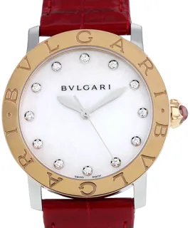 Bulgari Bulgari Bulgari Bulgari - BBL.P.37.SG Yellow gold and Stainless steel White