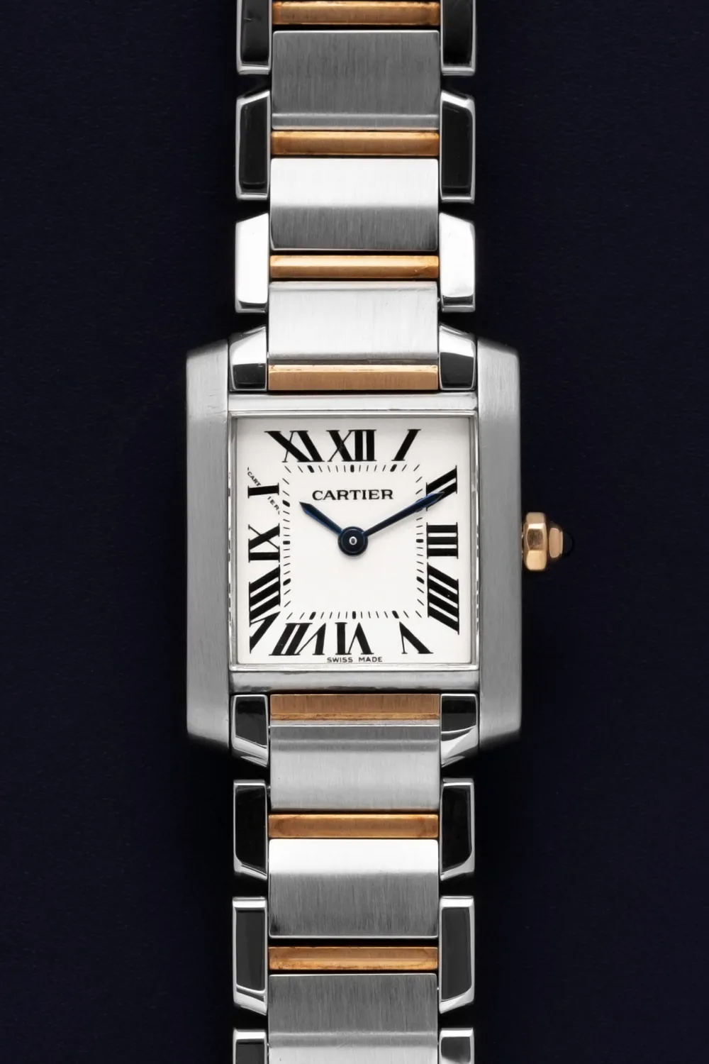 Cartier Santos 2384 20mm Yellow gold and stainless steel White 1