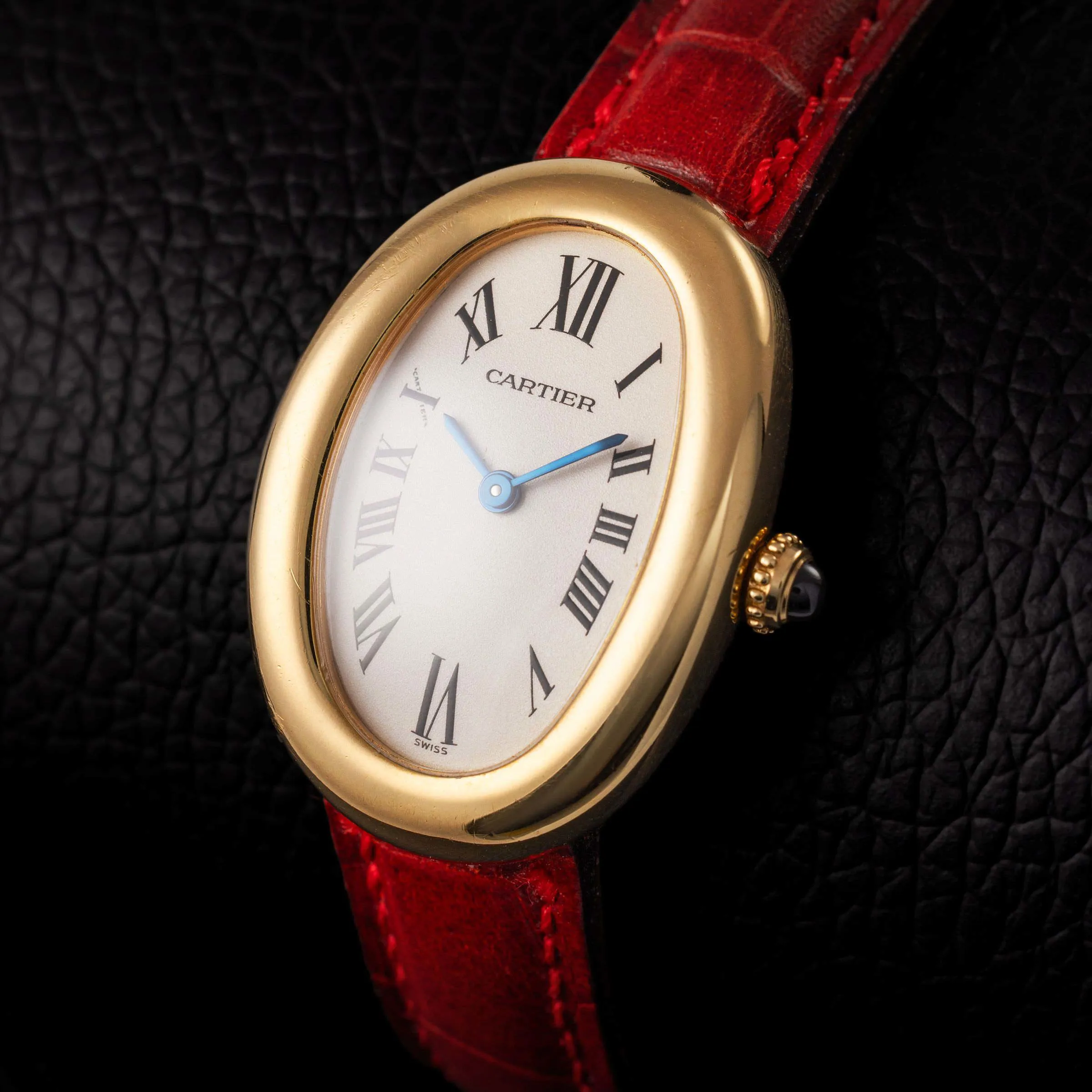 Cartier Baignoire 1954 22mm Yellow gold Silver 4