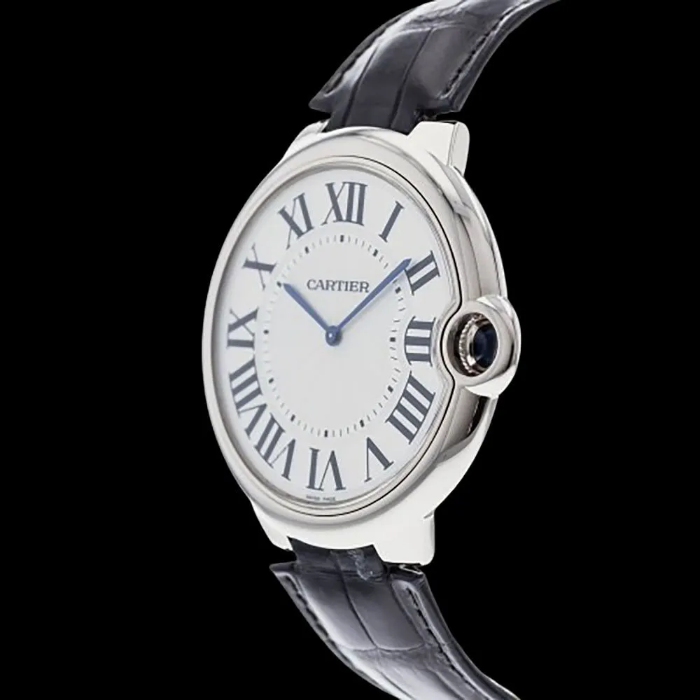 Cartier Ballon Bleu 46mm White gold Silver 2