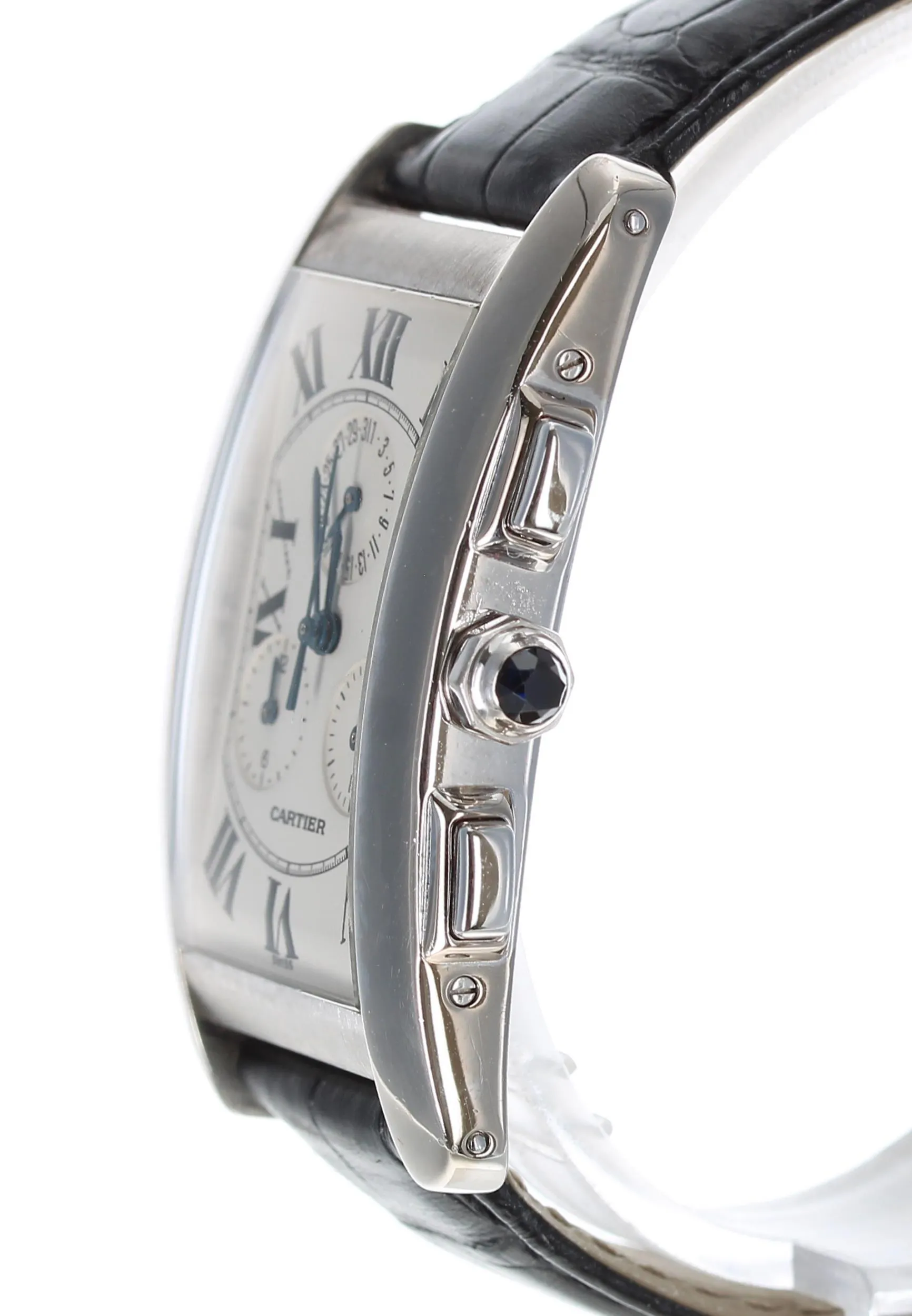 Cartier Tank Américaine 2312 27mm White gold Silver 2