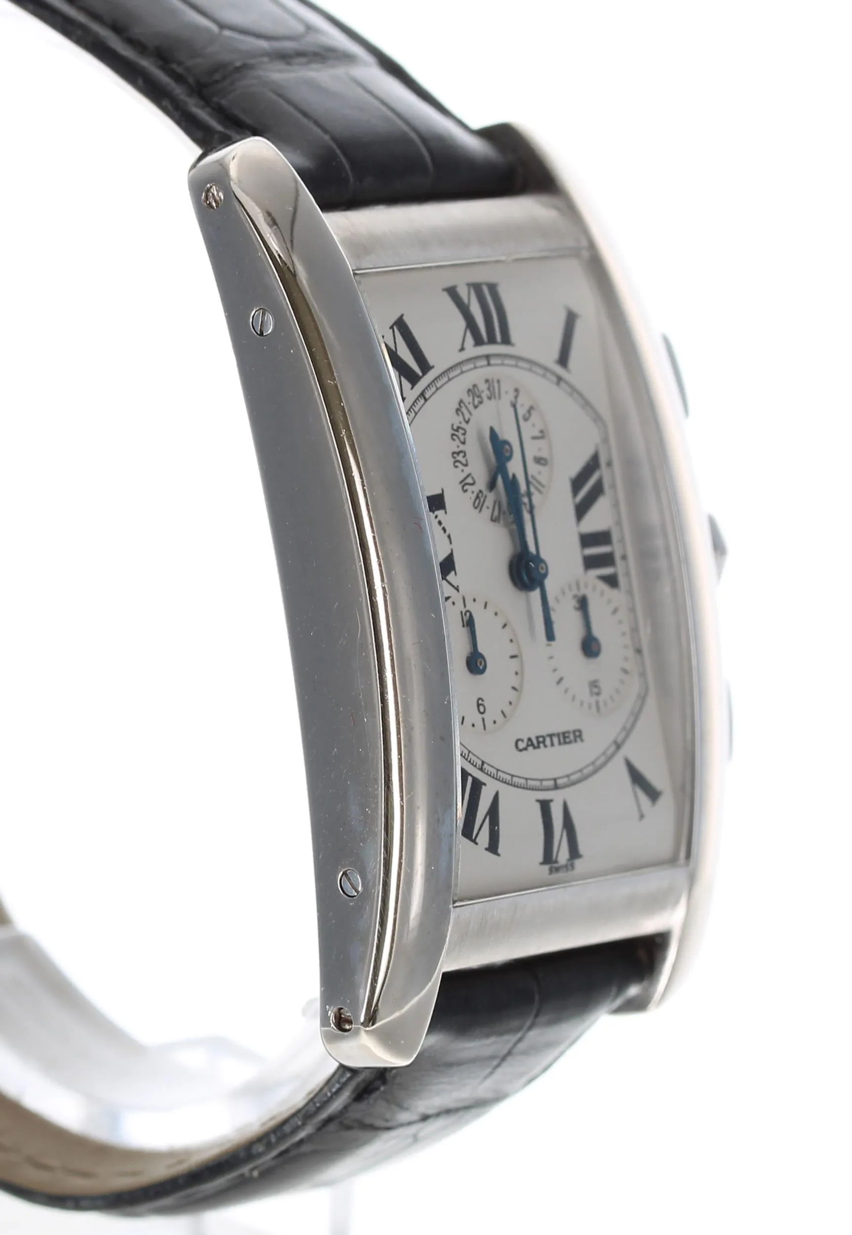 Cartier Tank Américaine 2312 27mm White gold Silver 3