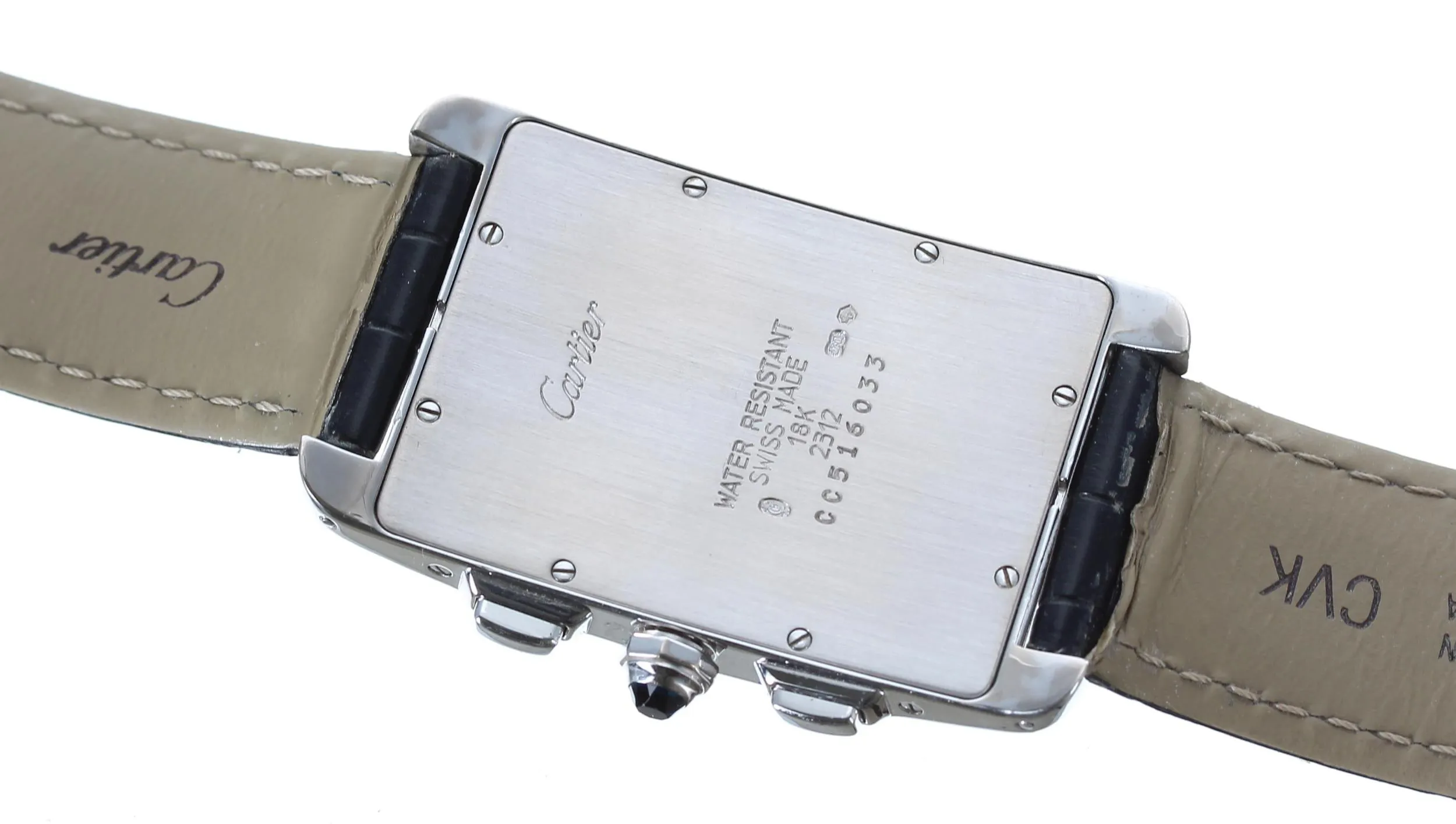 Cartier Tank Américaine 2312 27mm White gold Silver 5