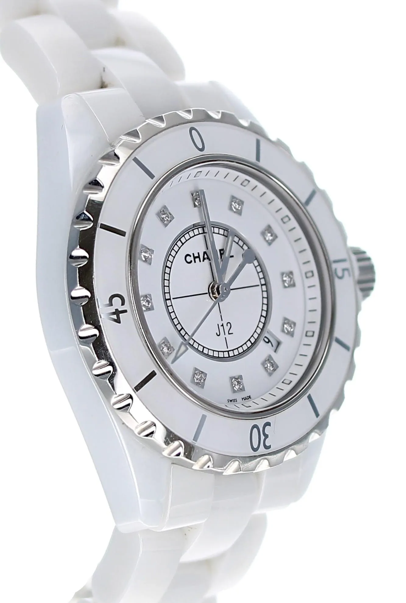 Chanel J12 H1628 34mm White ceramic White 1