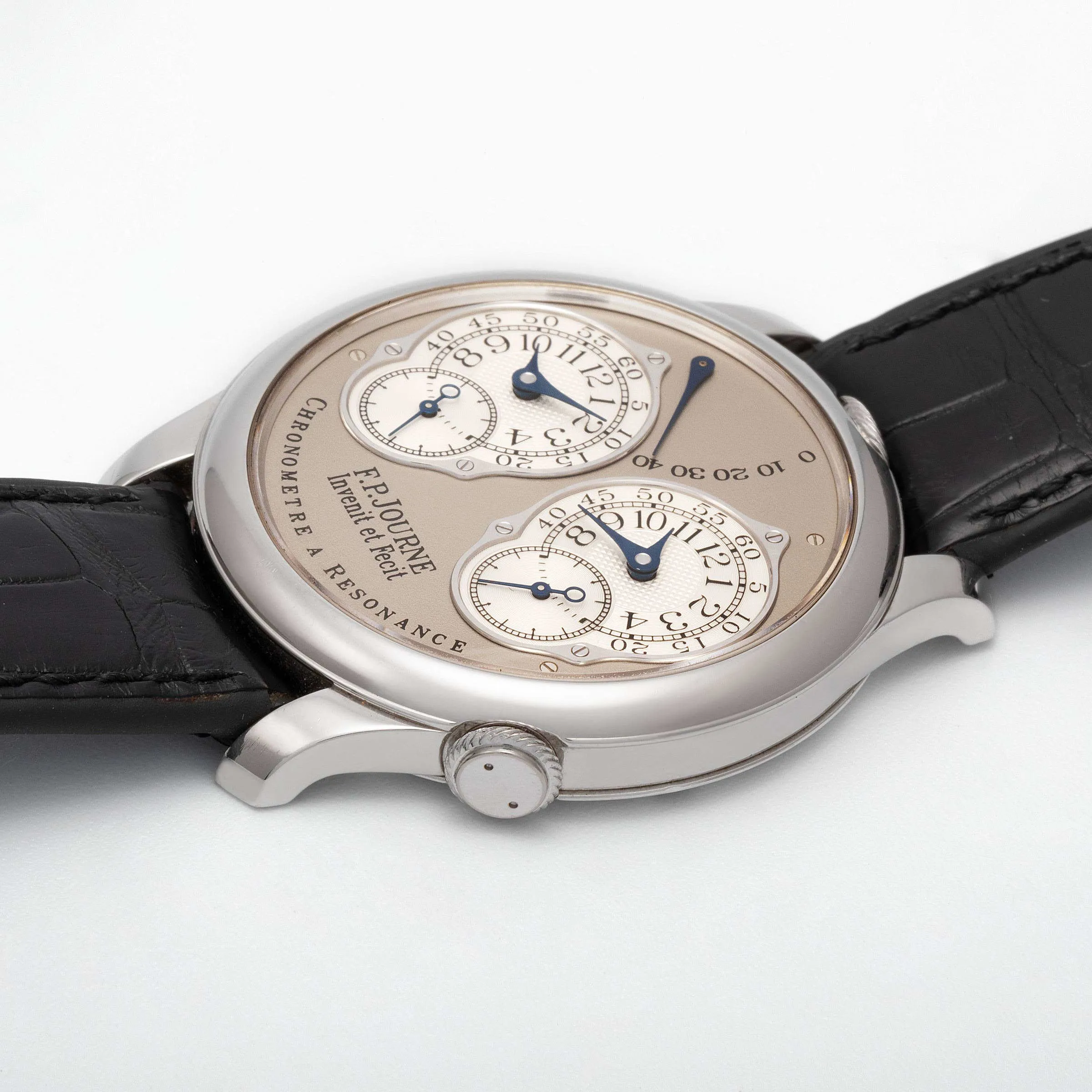 F.P. Journe Chronomètre à Résonance 40mm Platinum Silver 2