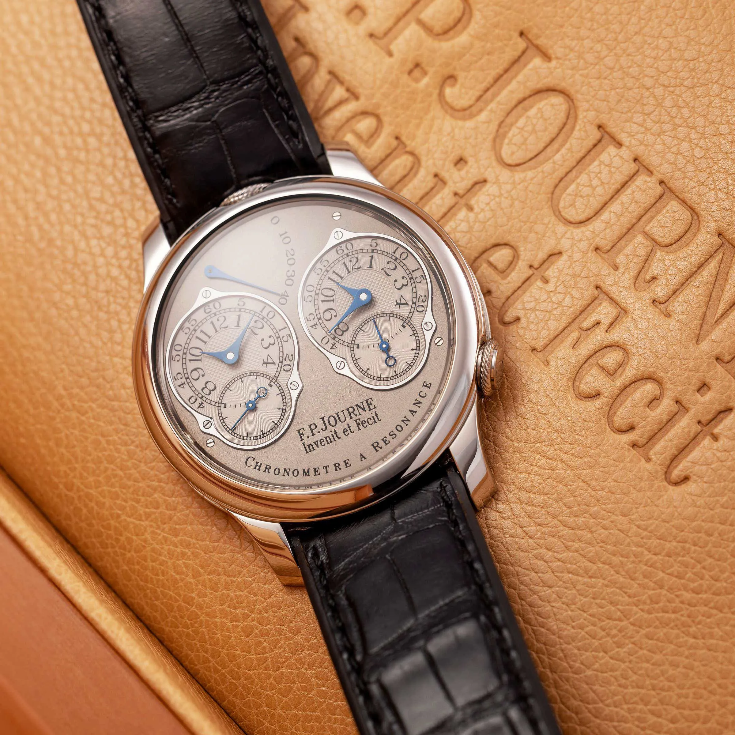 F.P. Journe Chronomètre à Résonance 40mm Platinum Silver 9