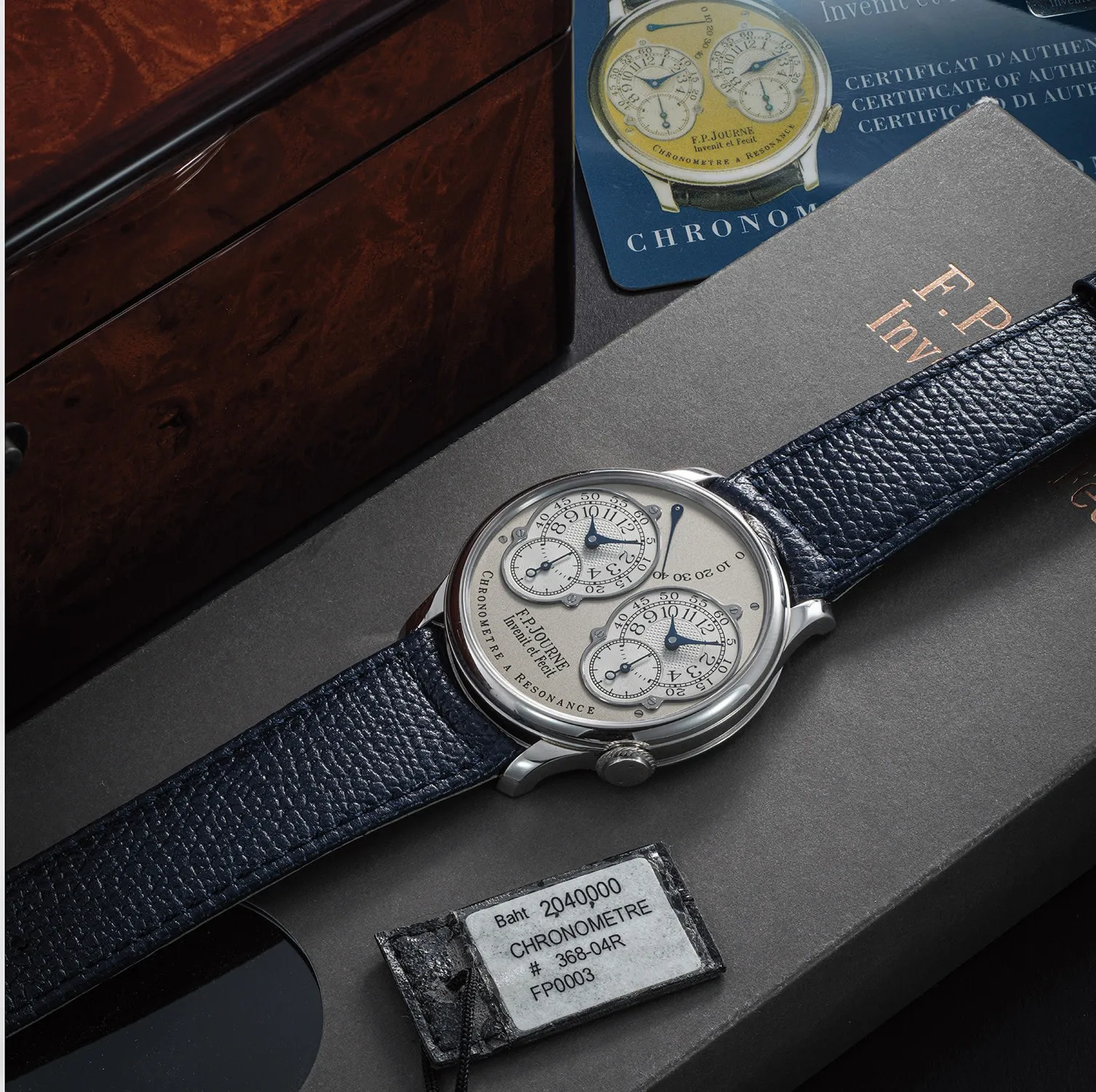 F.P. Journe Chronomètre à Résonance 38mm Platinum Gray 2