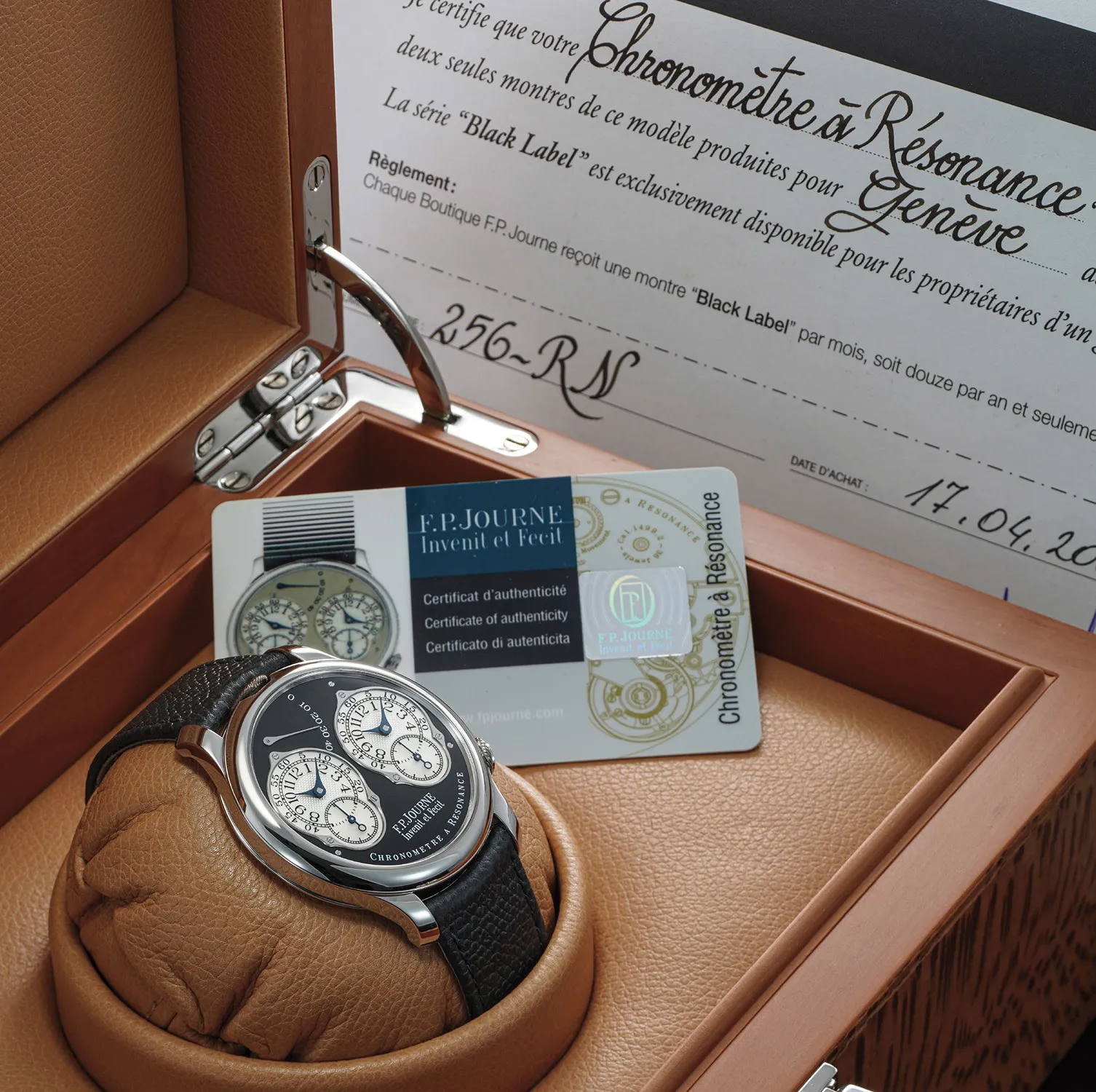 F.P. Journe Chronomètre à Résonance 40mm Platinum Black 3