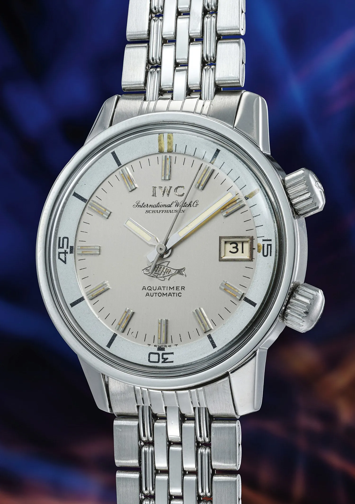 IWC Aquatimer 812 AD 37.5mm Stainless steel Silver