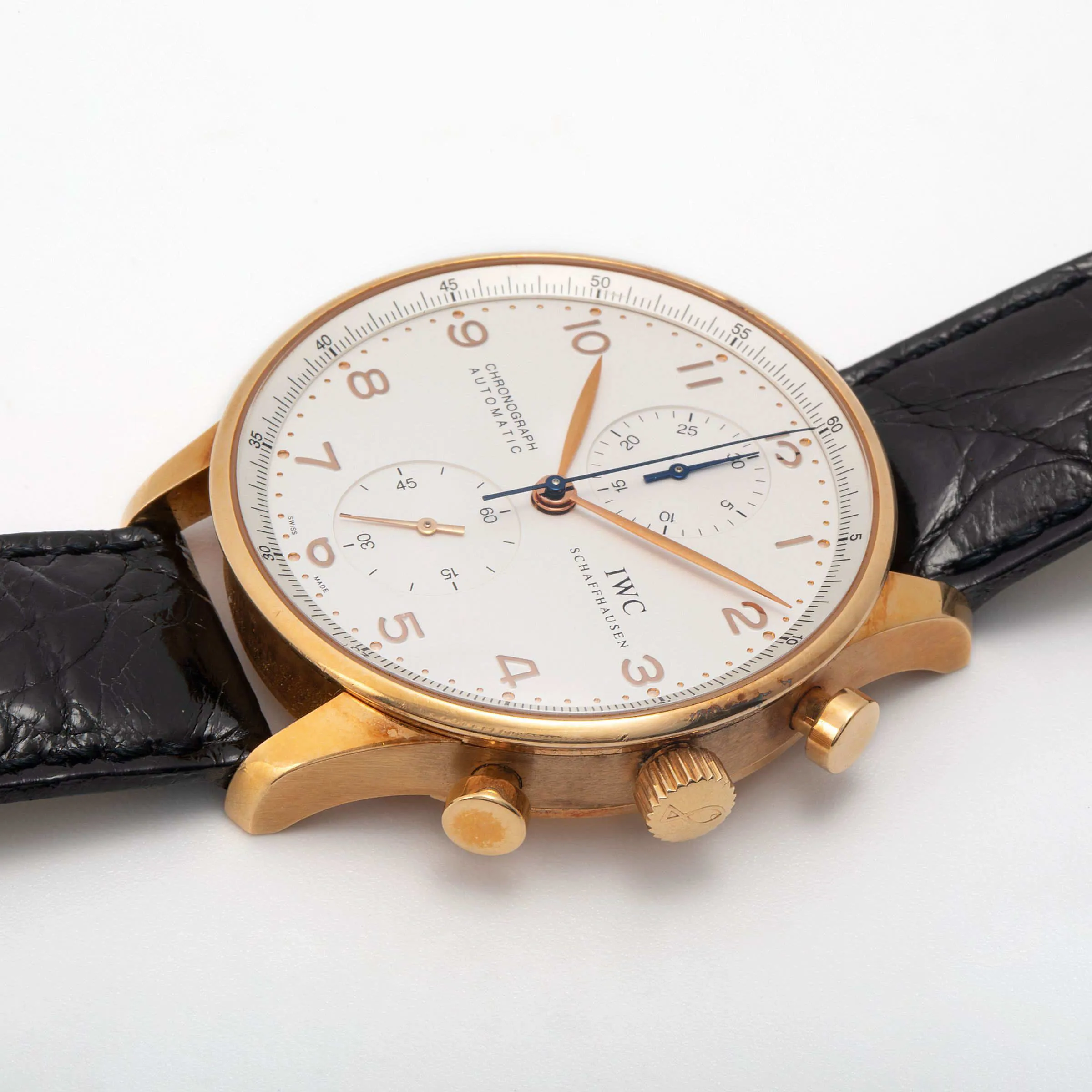 IWC Portugieser 371416 41mm Yellow gold Silver 1