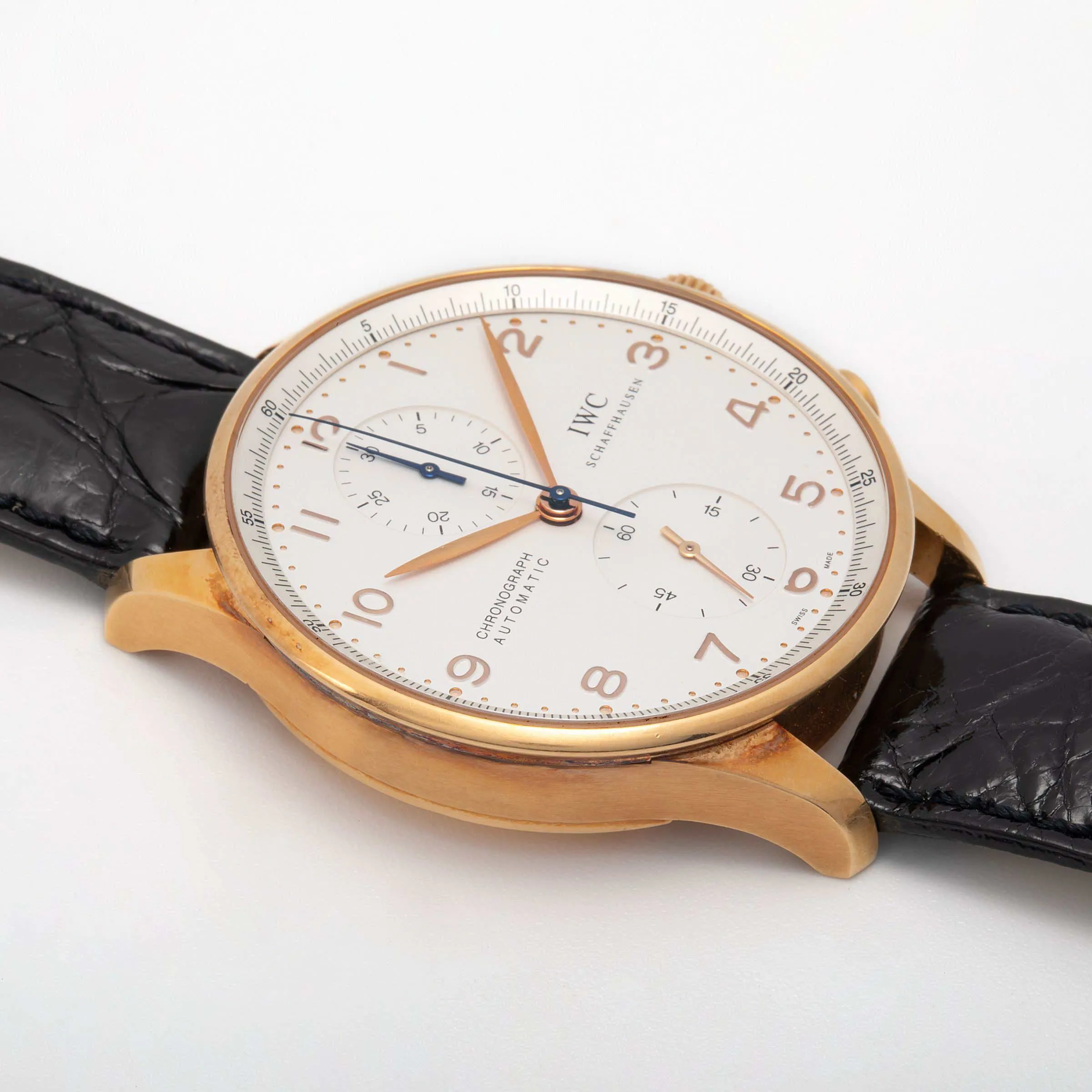 IWC Portugieser 371416 41mm Yellow gold Silver 2