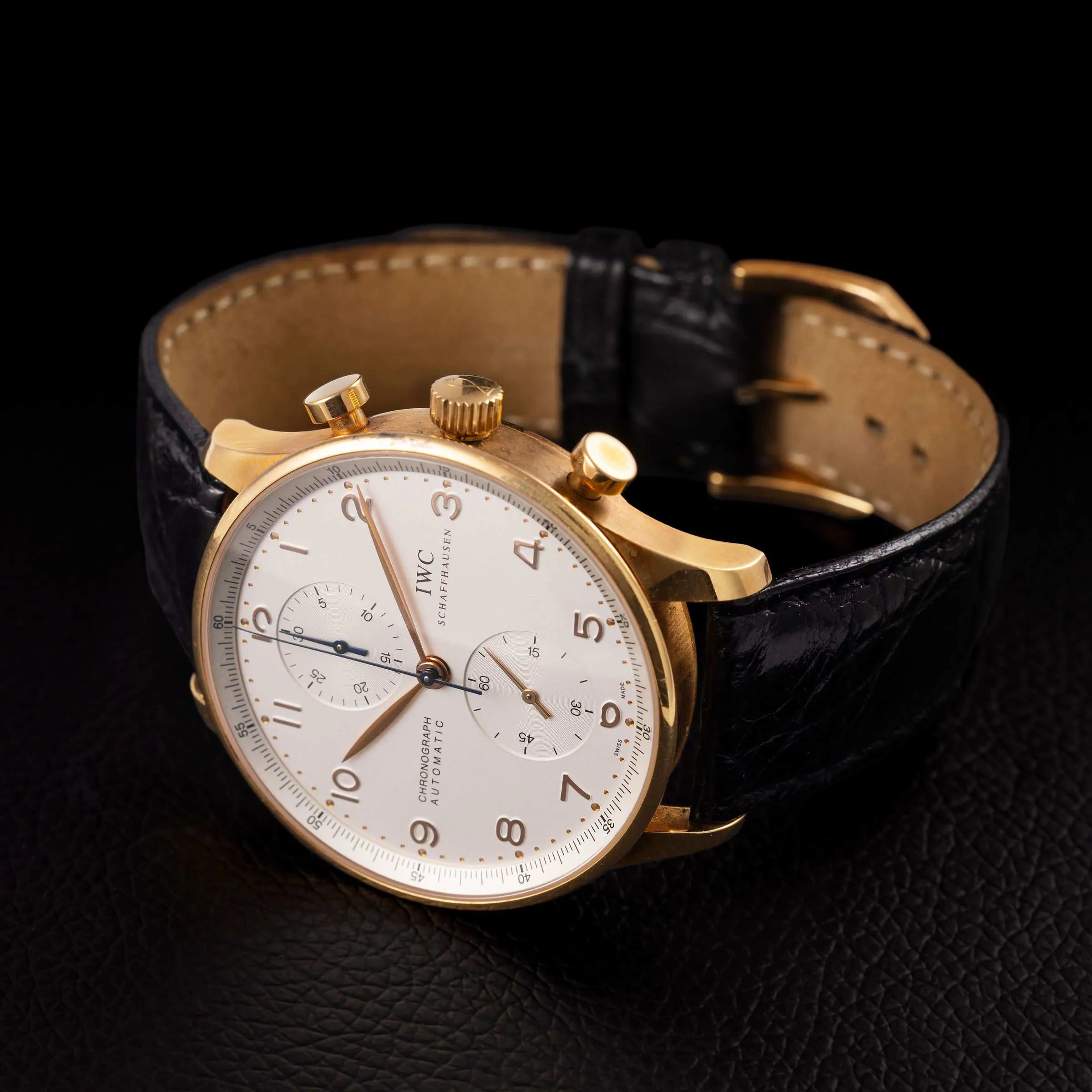 IWC Portugieser 371416 41mm Yellow gold Silver 6