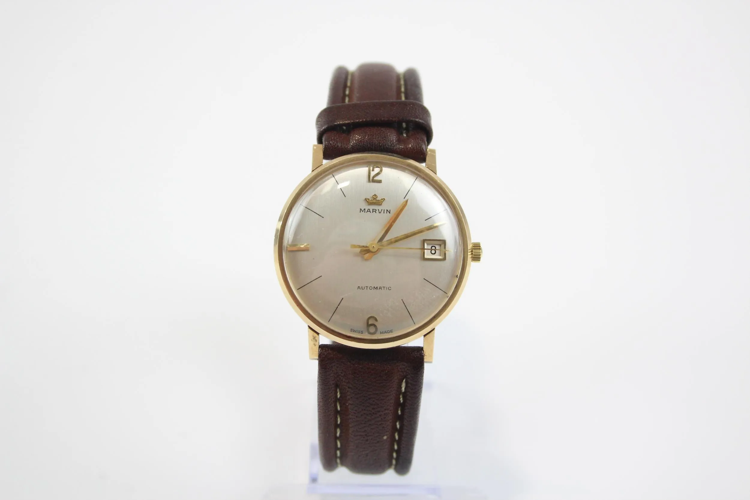 Marvin 34mm Yellow gold Champagne