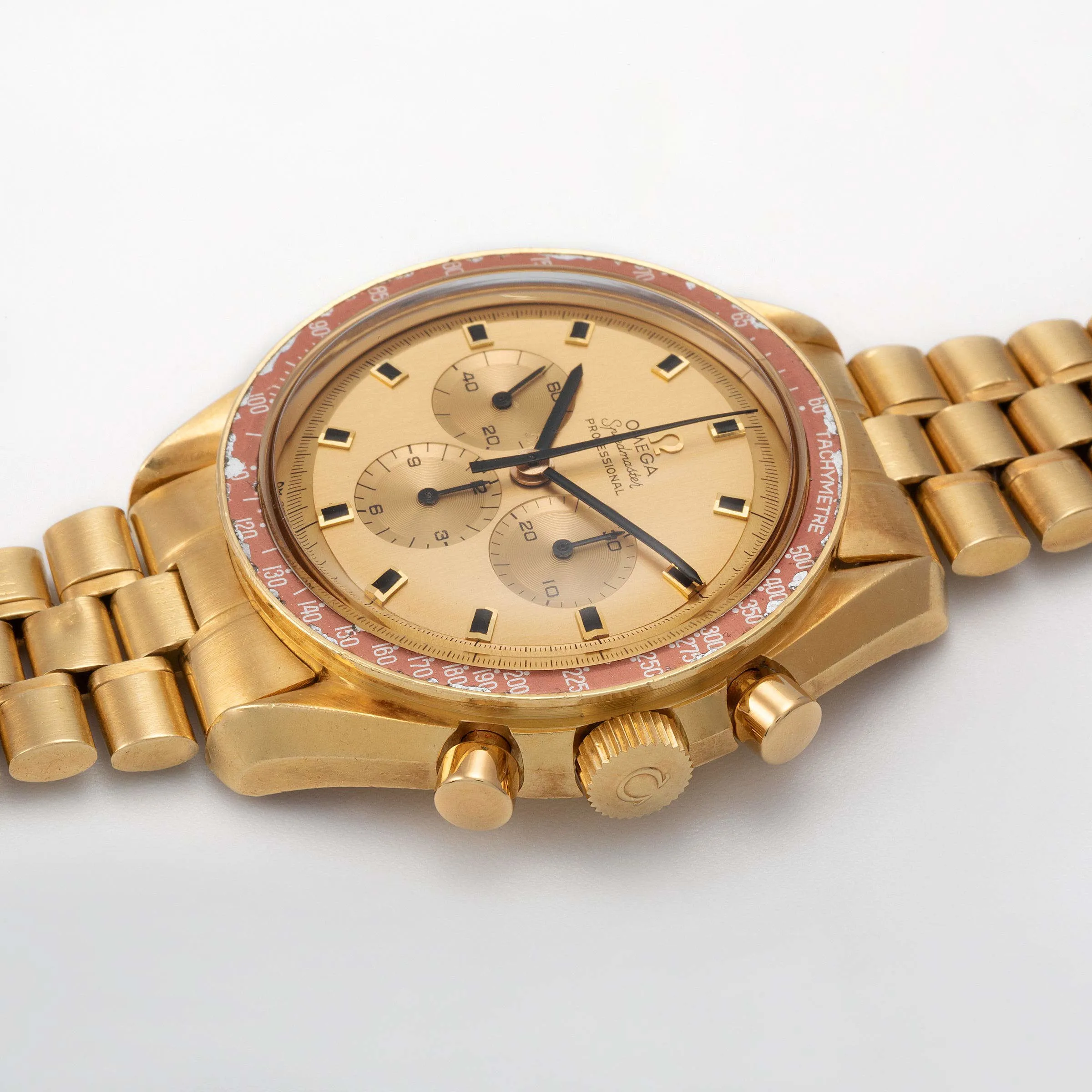 Omega Speedmaster 145.022 40mm Yellow gold Champagne 1