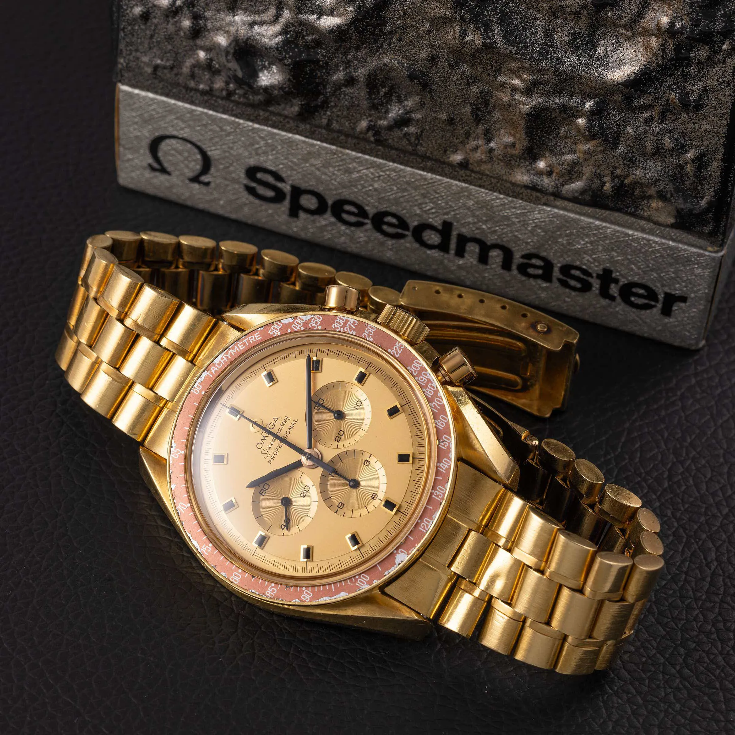 Omega Speedmaster 145.022 40mm Yellow gold Champagne 7