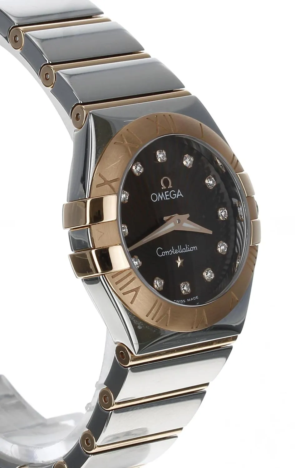 Omega Constellation 123.20.27.60.63.002 28mm Rose gold and Stainless steel Brown 4