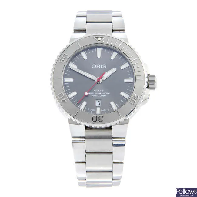 Oris Aquis 7730 43mm Stainless steel Gray