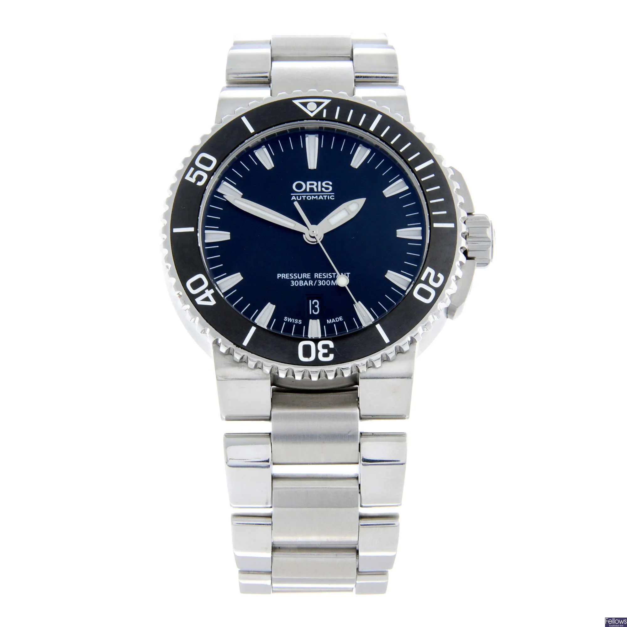 Oris Aquis Date 7653 42mm Stainless steel Black