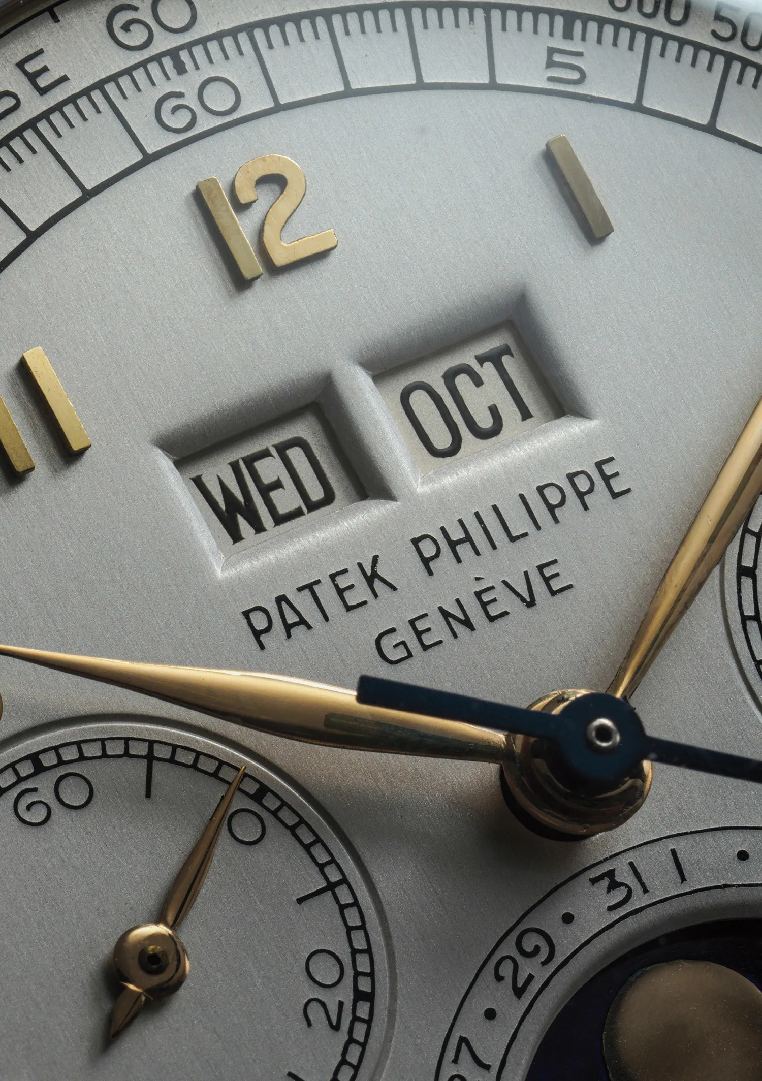 Patek Philippe Perpetual Calendar Chronograph 2499 36mm Yellow gold Silver 6