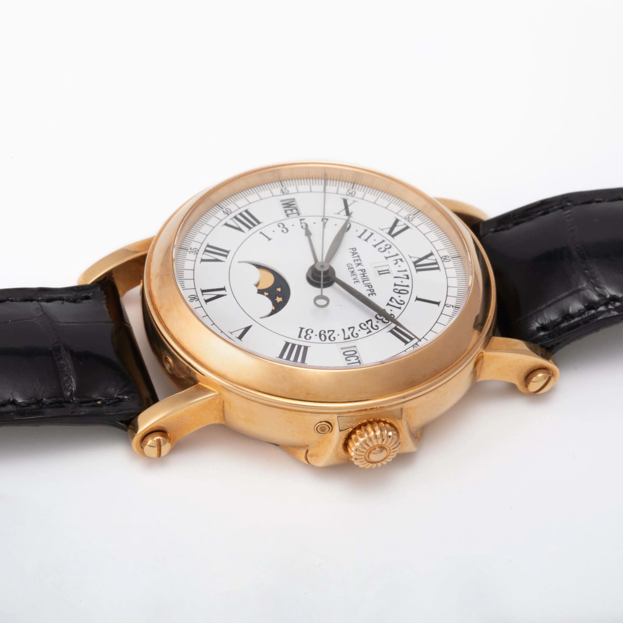 Patek Philippe Perpetual Calendar 5059 35mm Yellow gold White 1