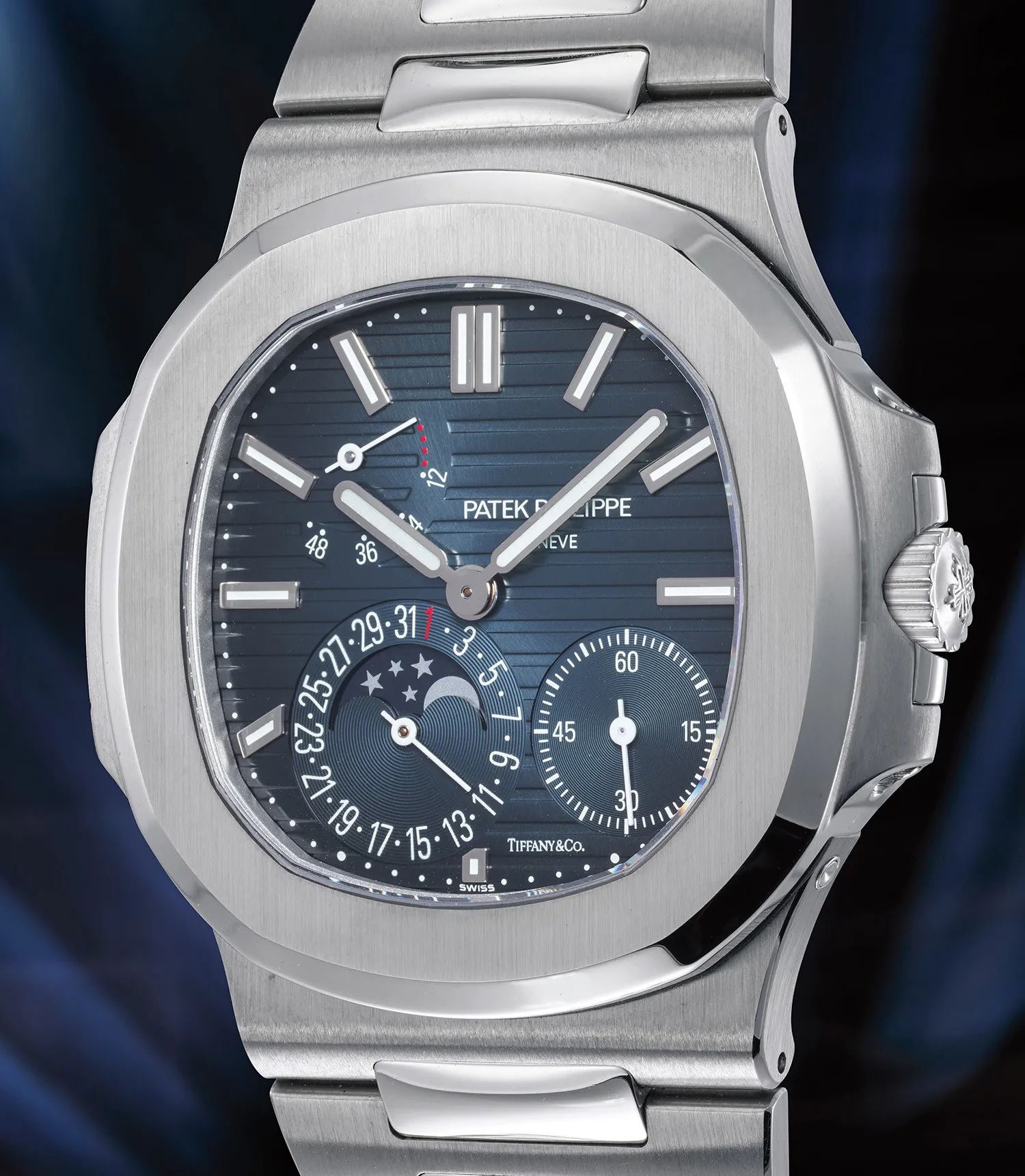 Patek Philippe Nautilus Moonphase 5712/1A-001 40mm Stainless steel Black