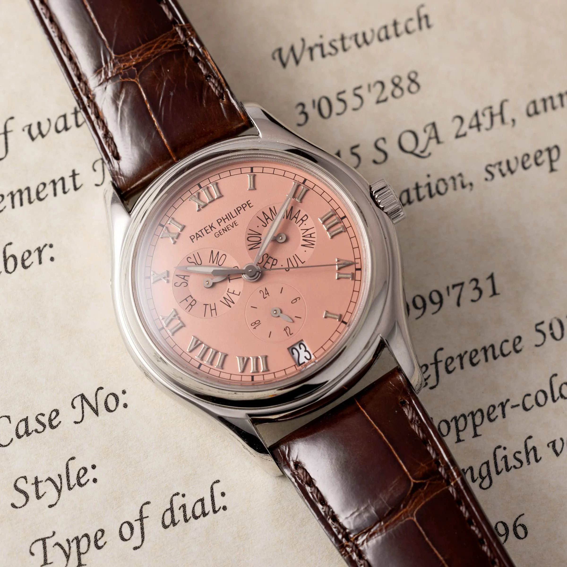 Patek Philippe Annual Calendar 5035G 37mm White gold Copper 3