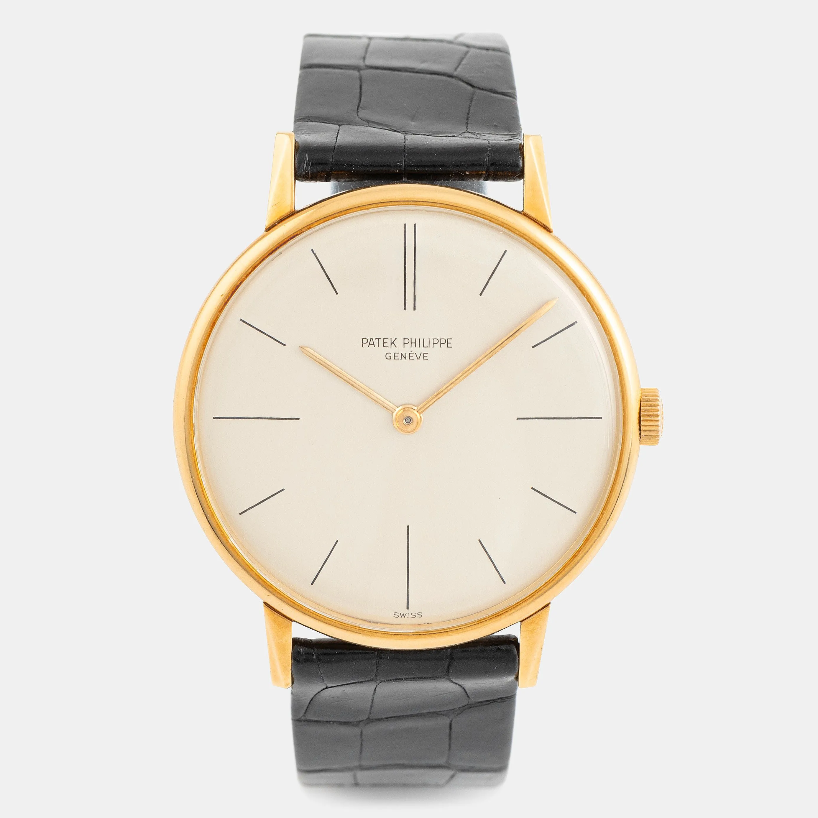 Patek Philippe Calatrava 2592/1 33mm Yellow gold Silver