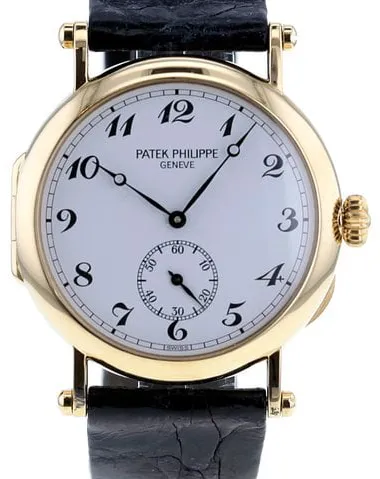 Patek Philippe Calatrava 3960 34mm Yellow gold White