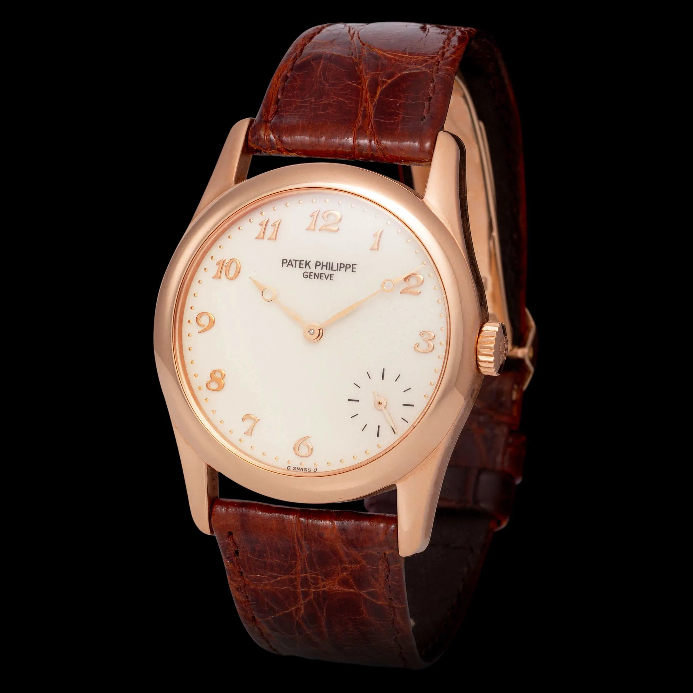 Patek Philippe Calatrava 5000F 34mm Rose gold Ivory