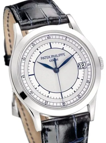 Patek Philippe Calatrava 5296G-001 38mm White gold Silver