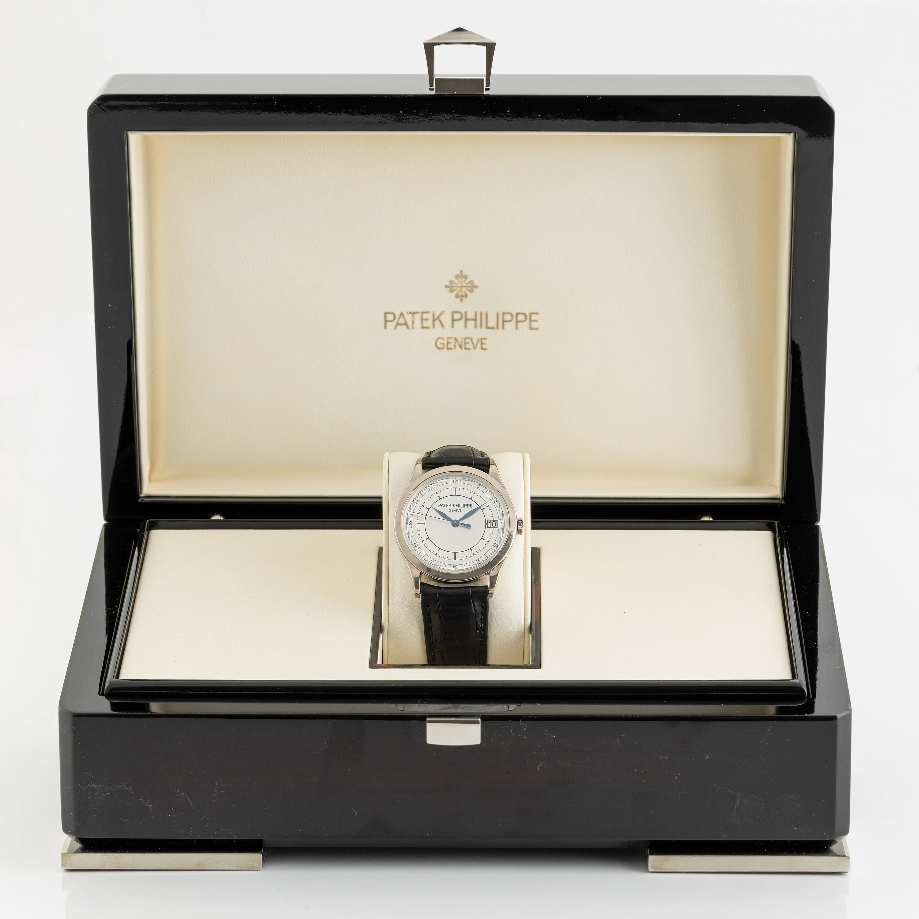 Patek Philippe Calatrava 5296G-001 38mm White gold Silver 7