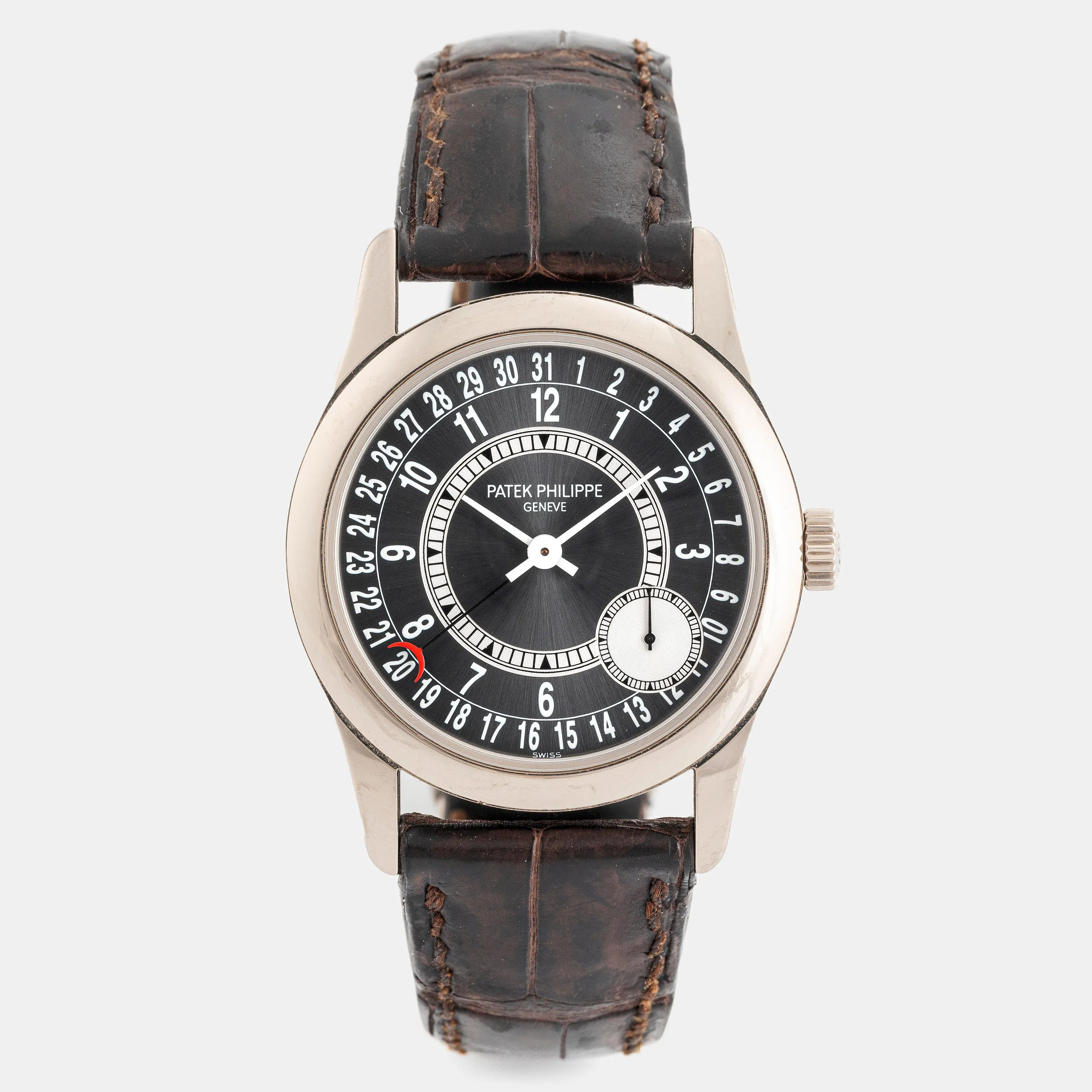 Patek Philippe Calatrava 6000G-010 37mm White gold Gray