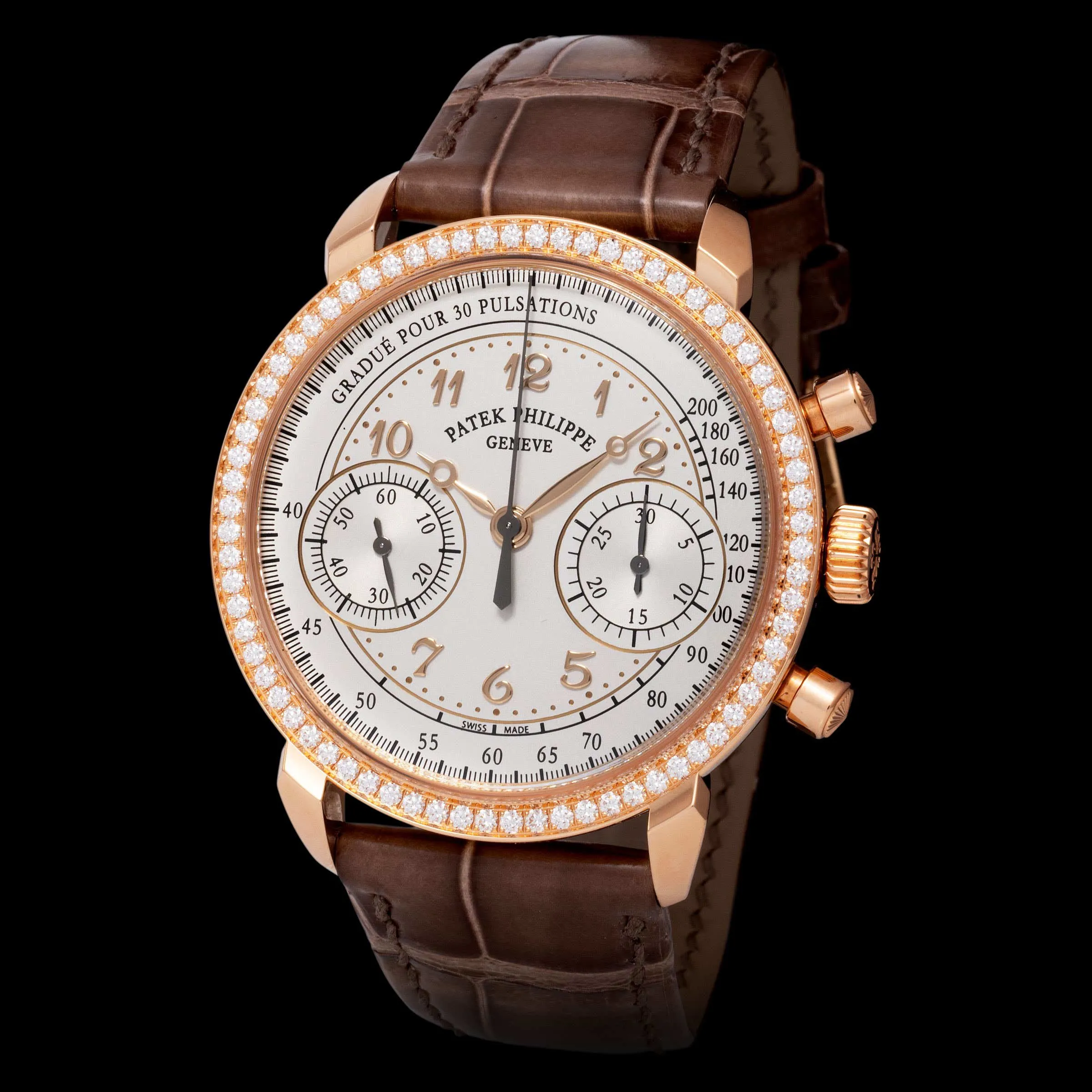 Patek Philippe Chronograph 7150/250R 38mm Rose gold Mother-of-pearl