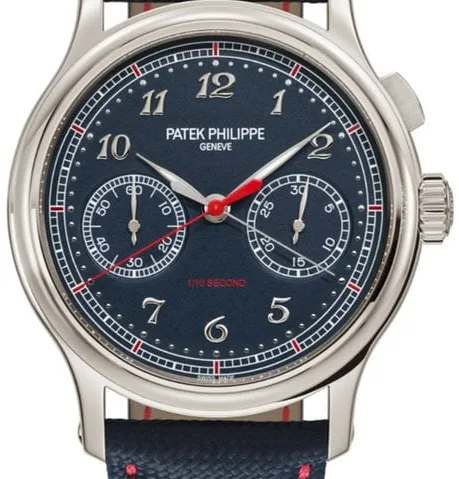 Patek Philippe Monopusher Chronograph 5470P-001 41mm Platinum Blue