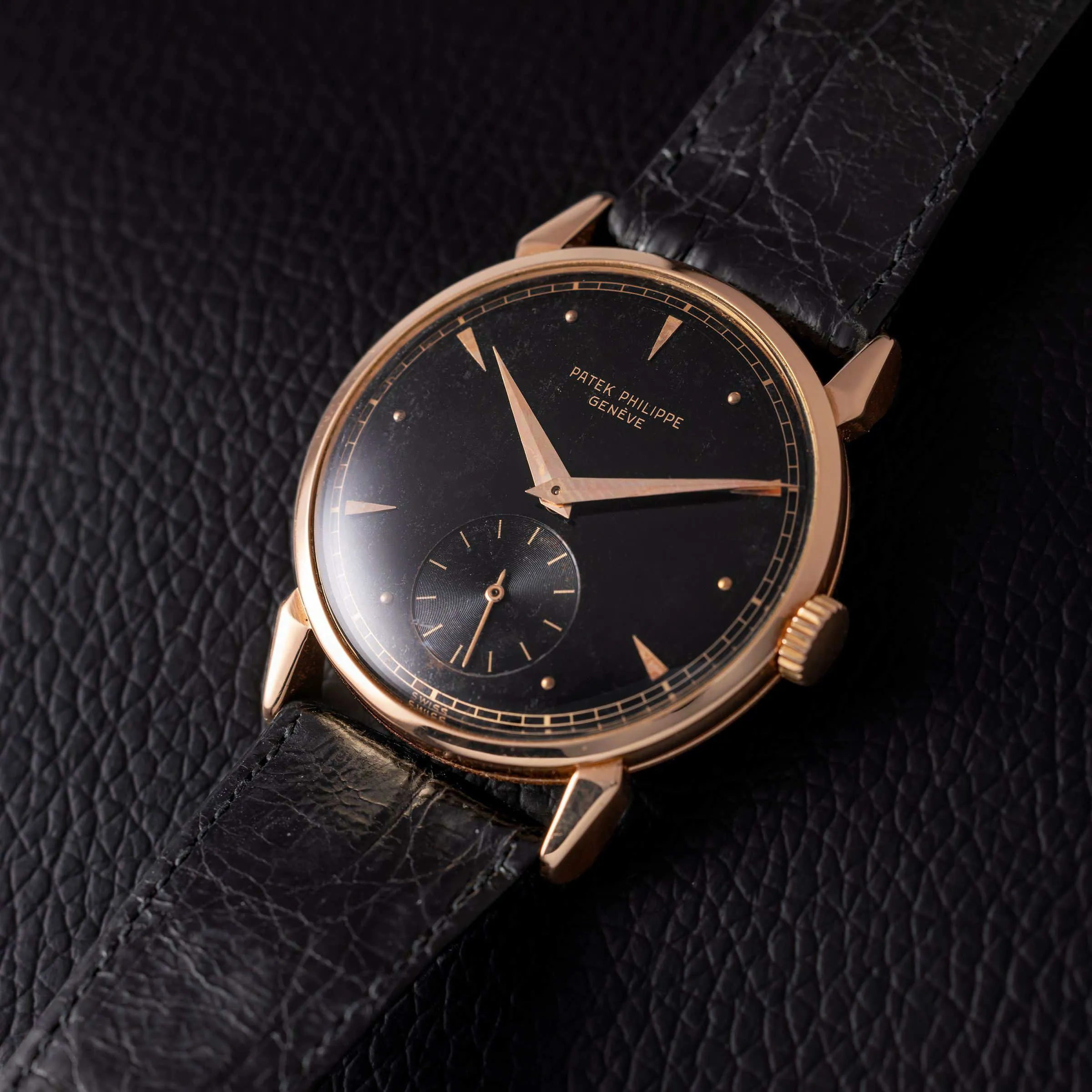 Patek Philippe Calatrava 1578 35mm Rose gold Black 6