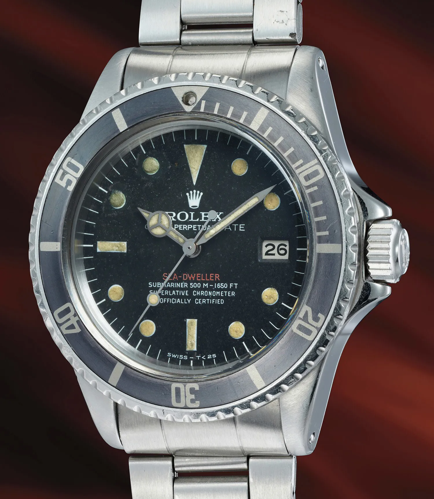 Rolex Sea-Dweller 1665 40mm Stainless steel Red