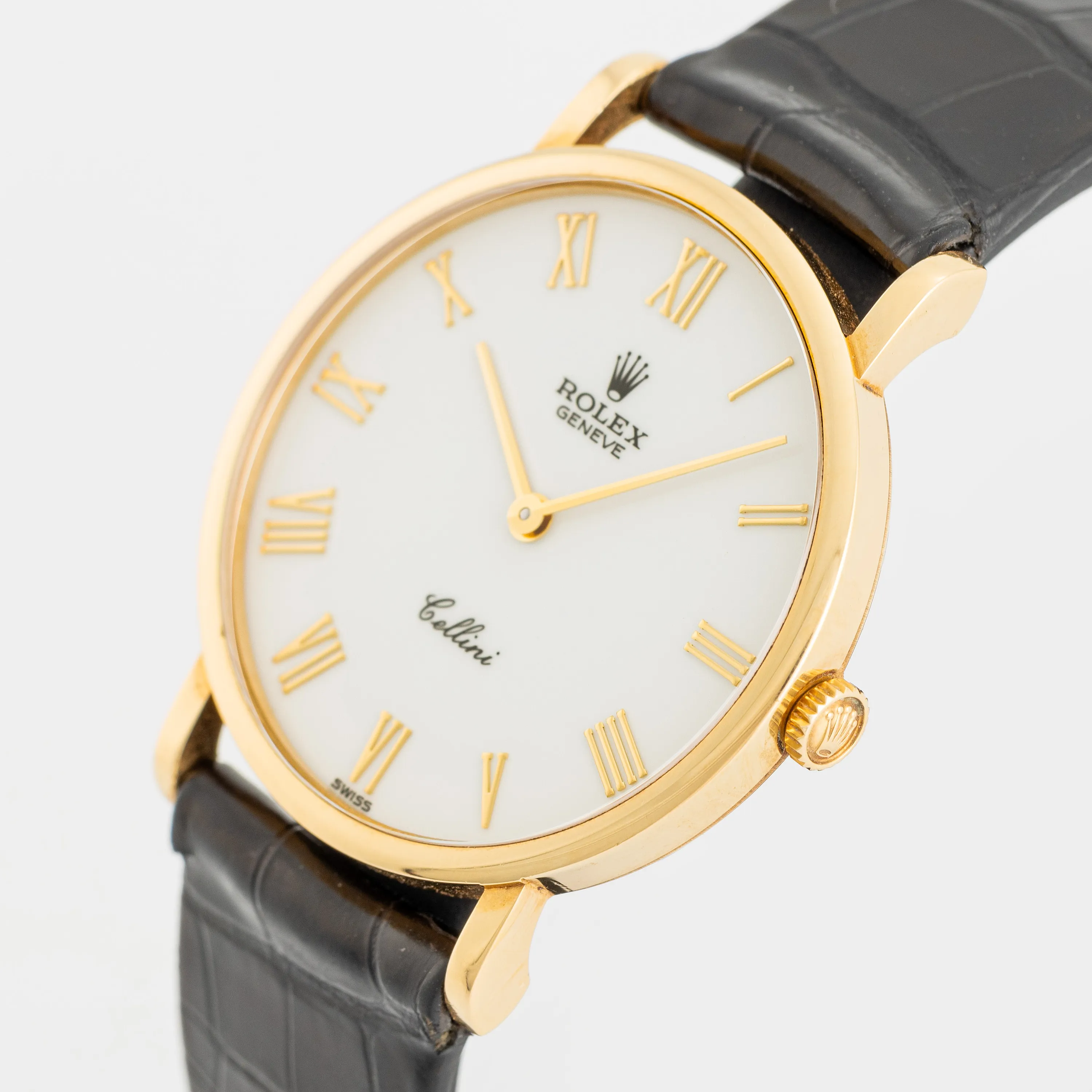 Rolex Cellini 5112/8 32mm Yellow gold Silver 2