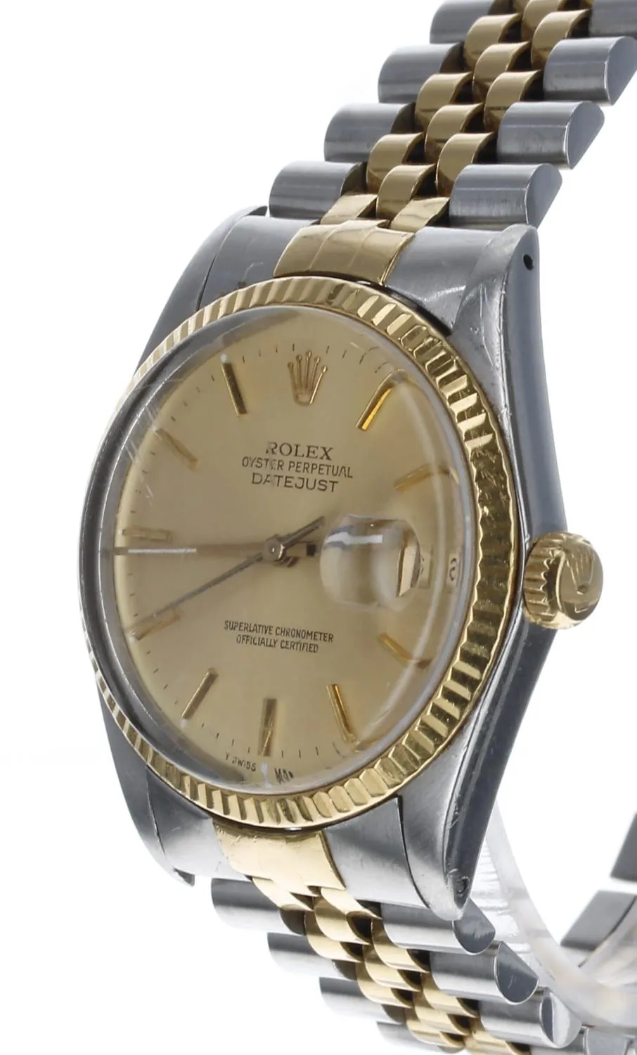 Rolex Datejust 36 16013 36mm Yellow gold and stainless steel Champagne 1