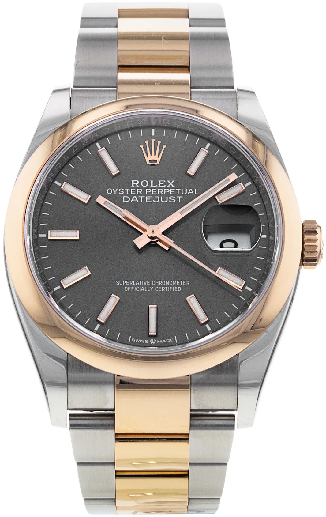 Rolex Datejust 36 126201 36mm Rose gold and Stainless steel