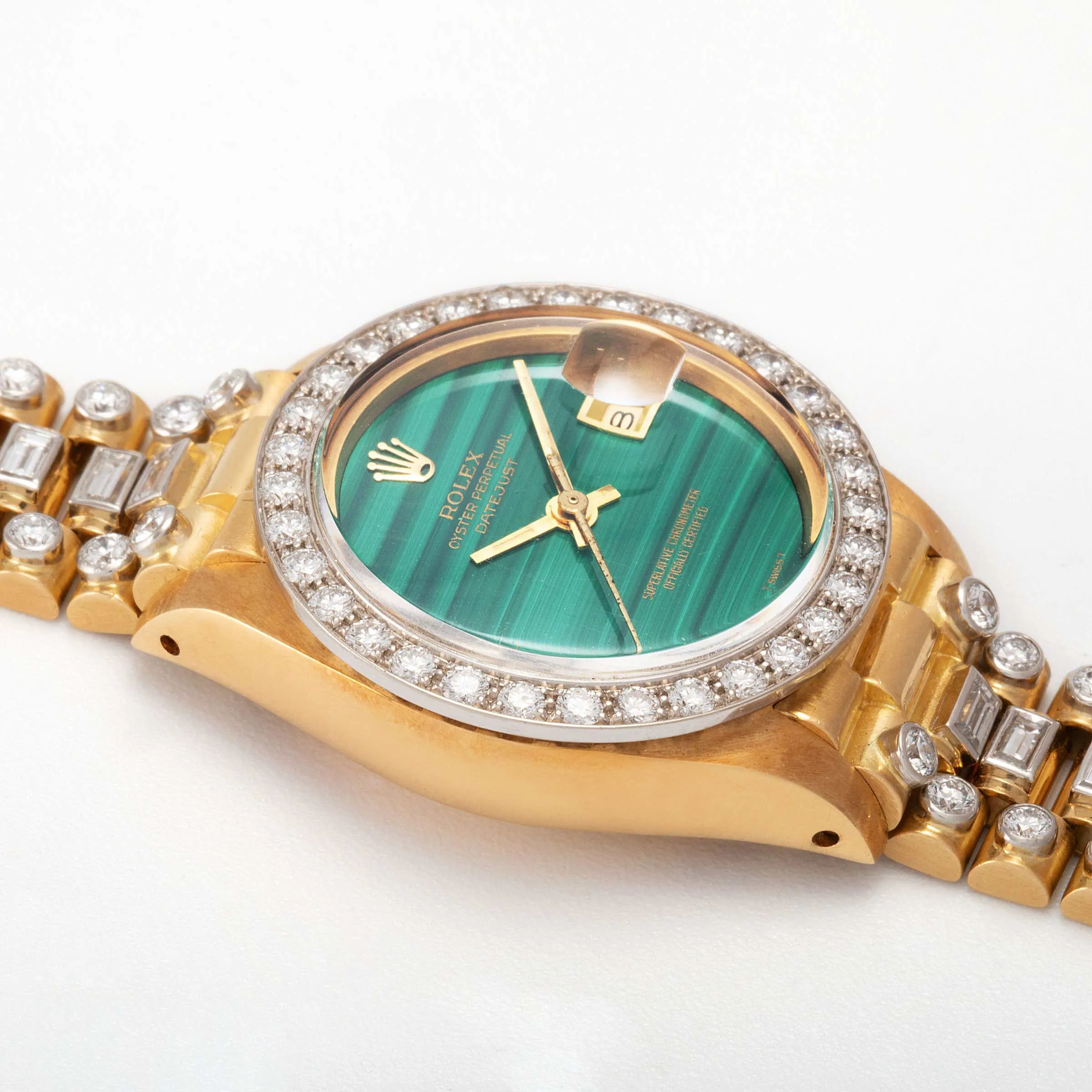 Rolex Lady-Datejust 69138 25mm Yellow gold Malachite 1