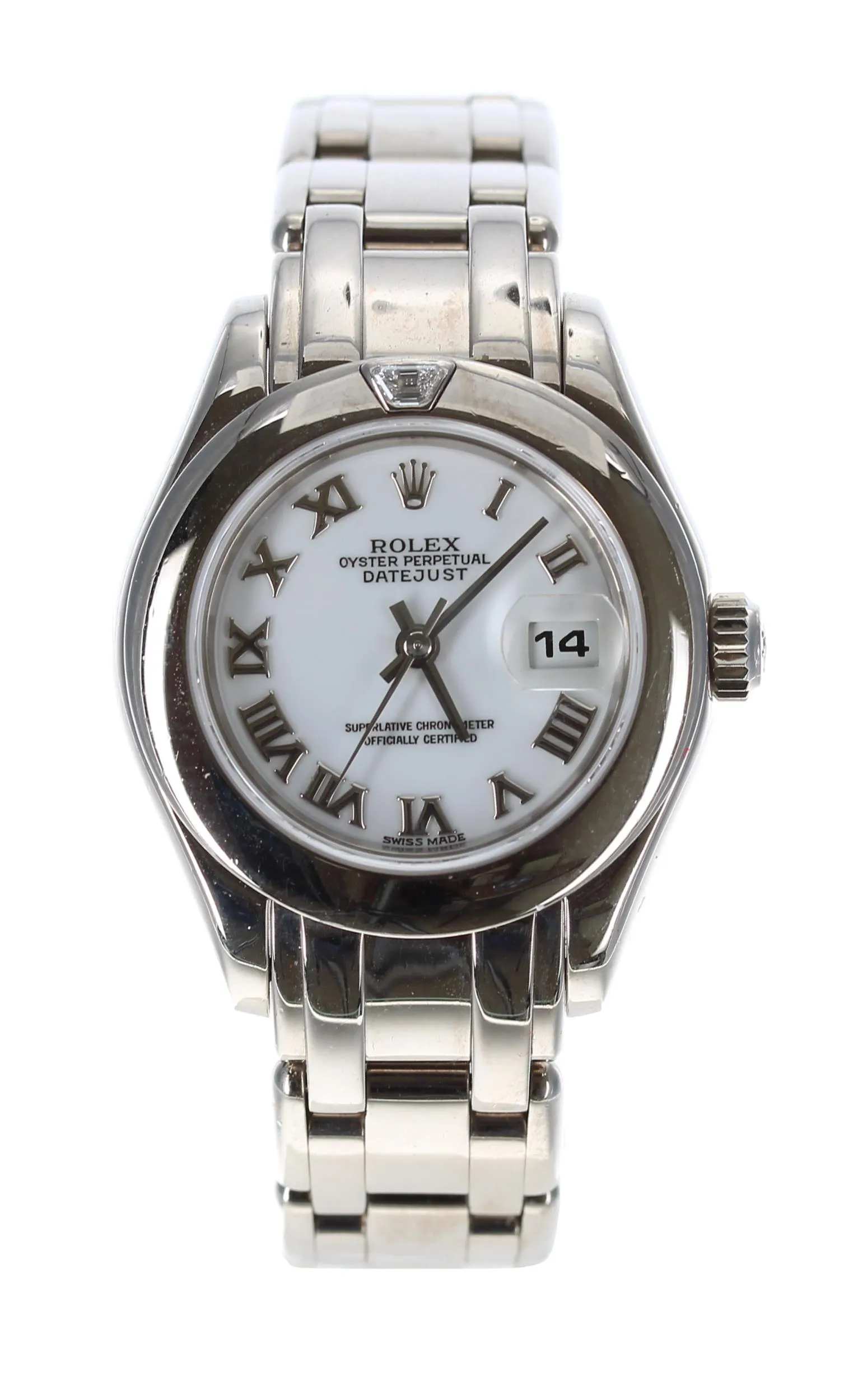 Rolex Pearlmaster 69329 29mm White gold White