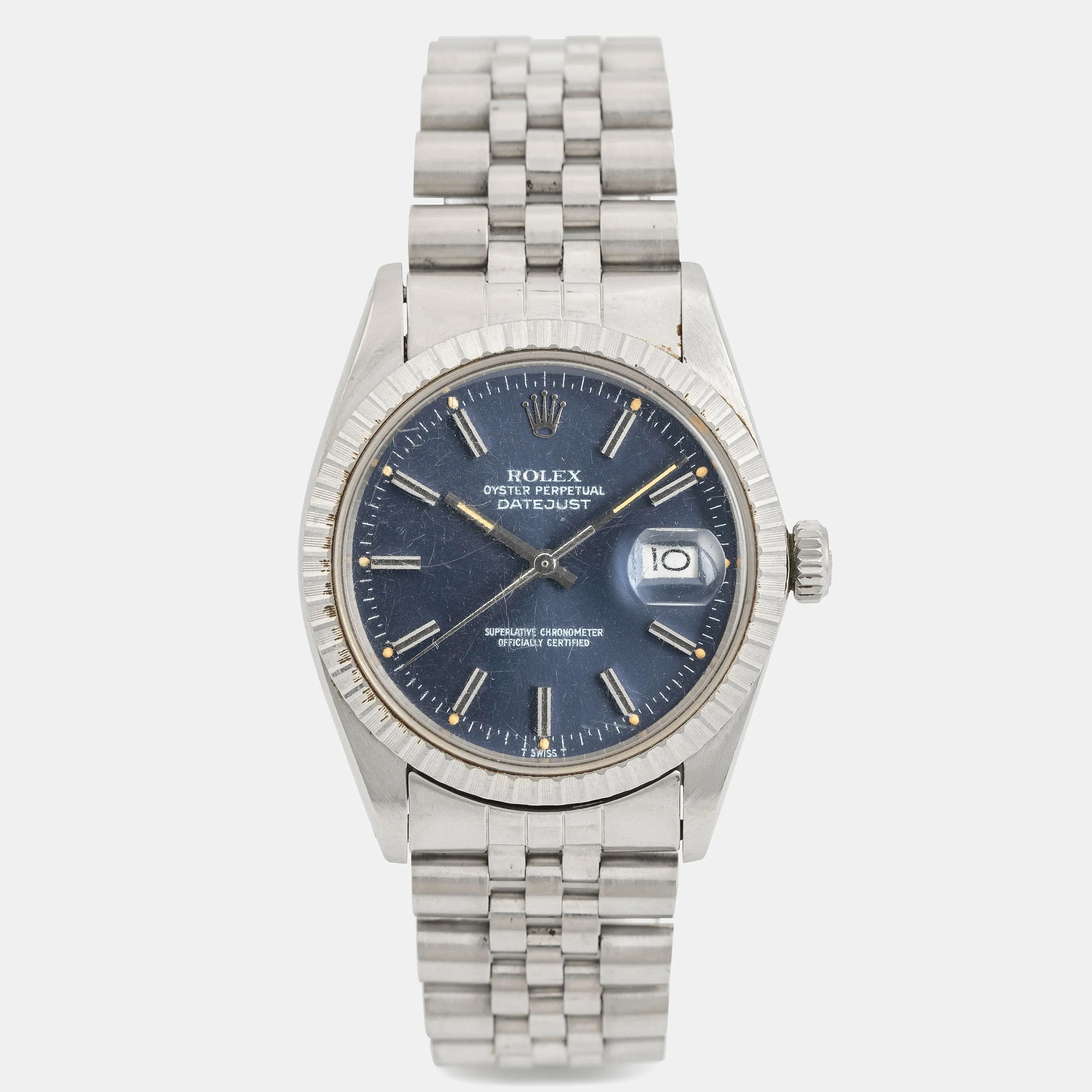 Rolex Datejust 36 16030 36mm Stainless steel Blue