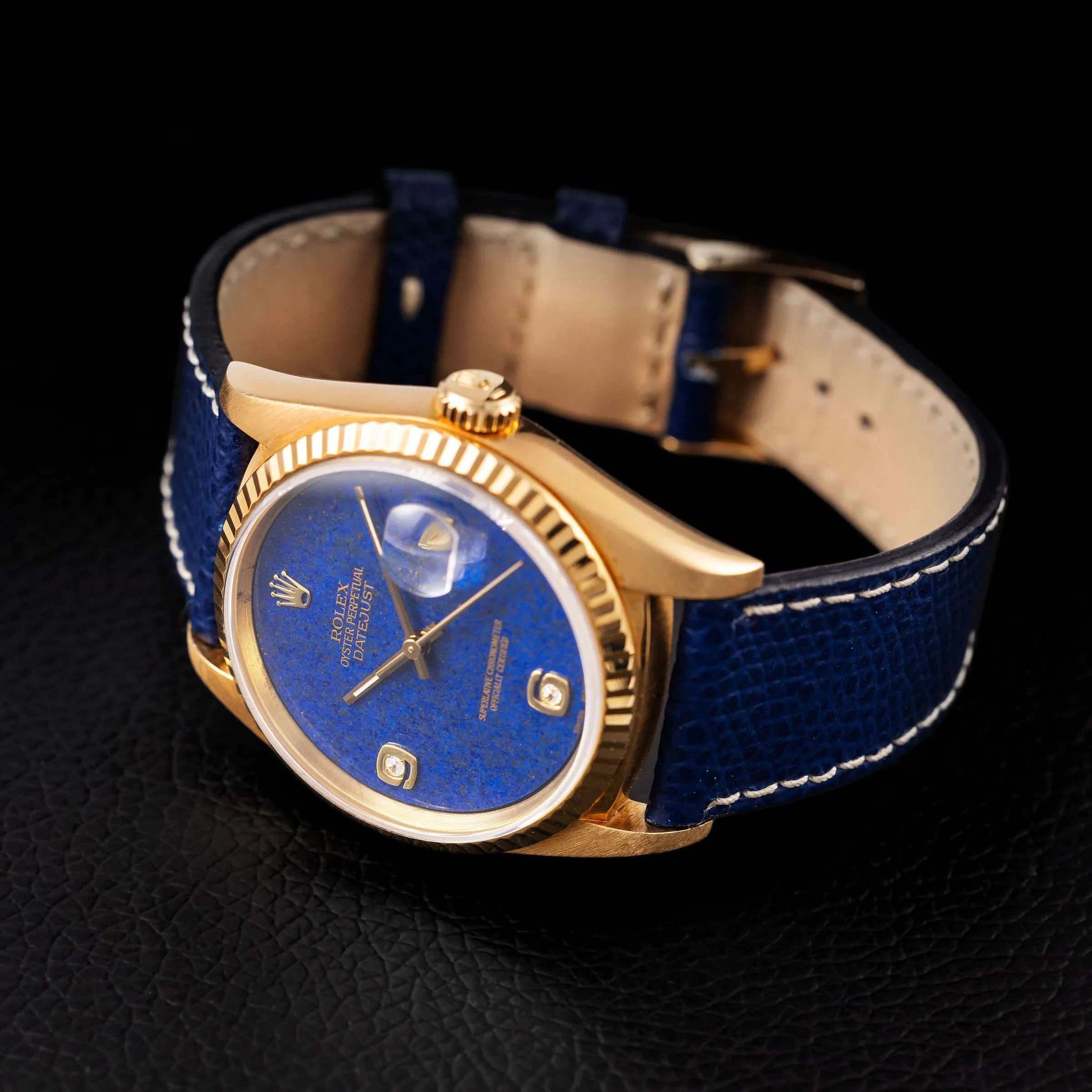 Rolex Datejust 36 16238 36mm Yellow gold Lapis lazuli 9