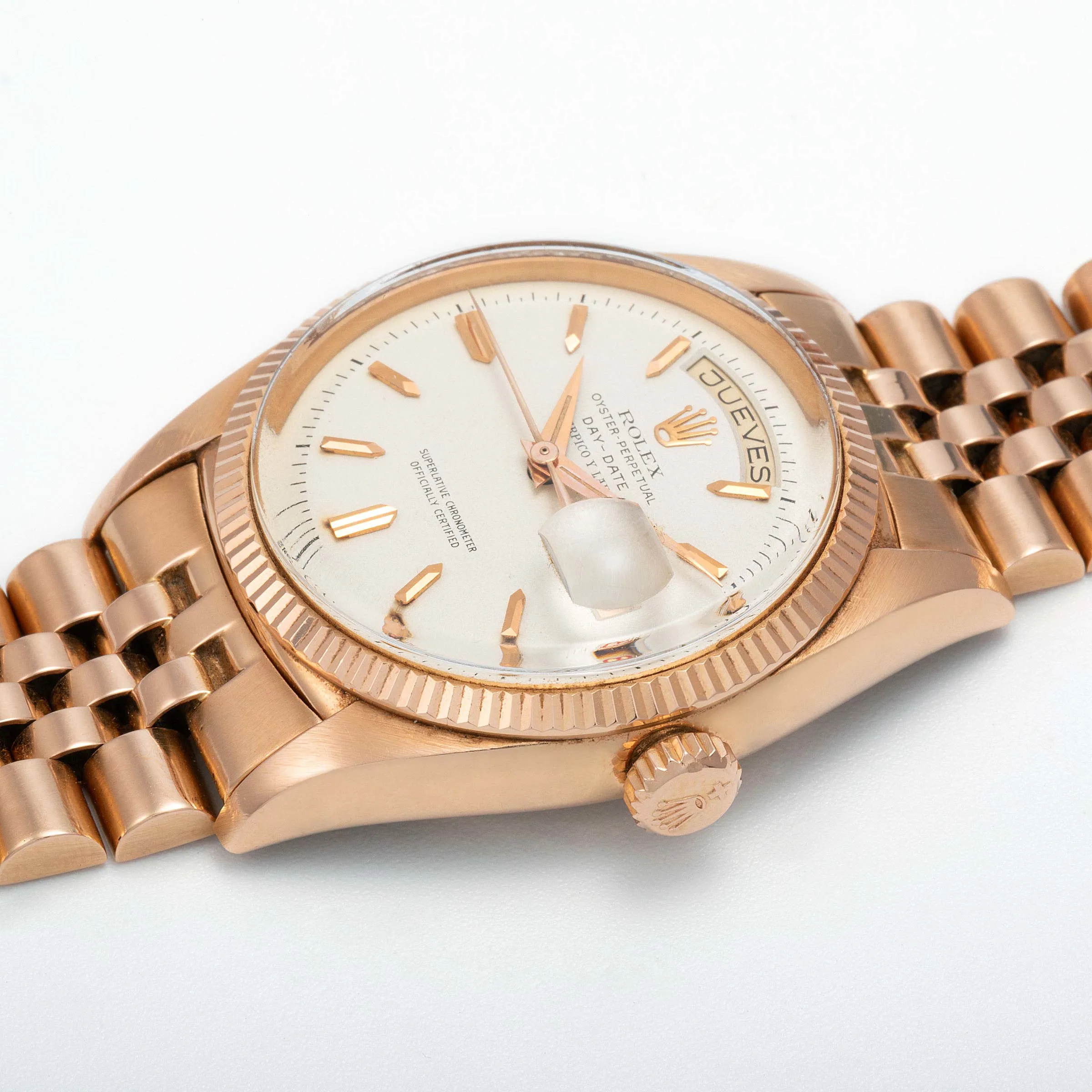 Rolex Day-Date 6611 36mm Rose gold Silver 1