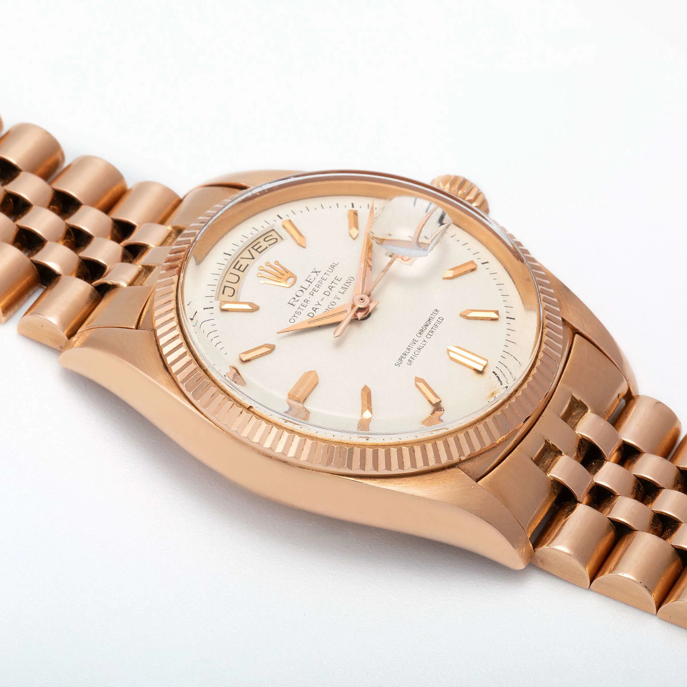 Rolex Day-Date 6611 36mm Rose gold Silver 3