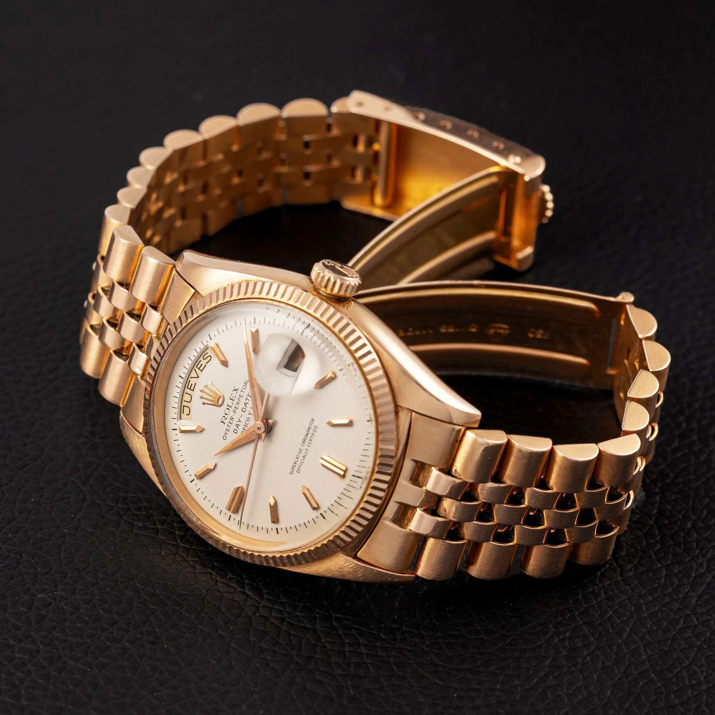 Rolex Day-Date 6611 36mm Rose gold Silver 7